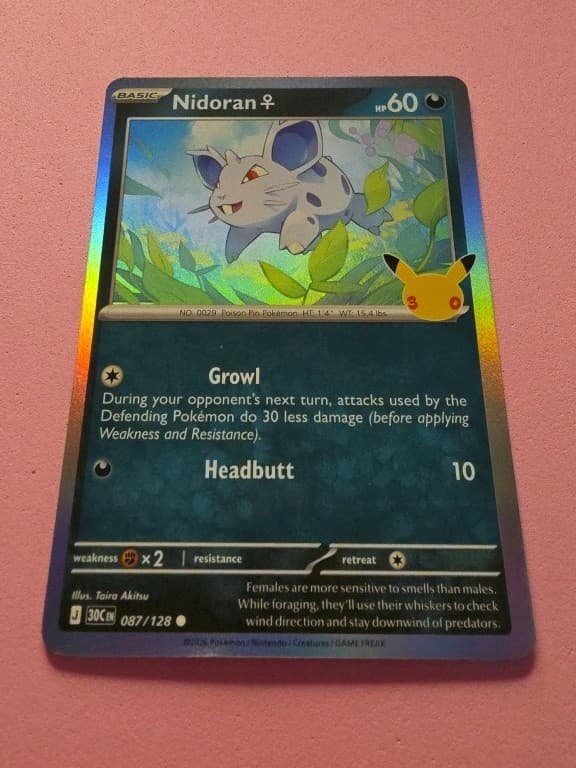 Nidoran - 2026 Pokemon 30th Celebration 87/128