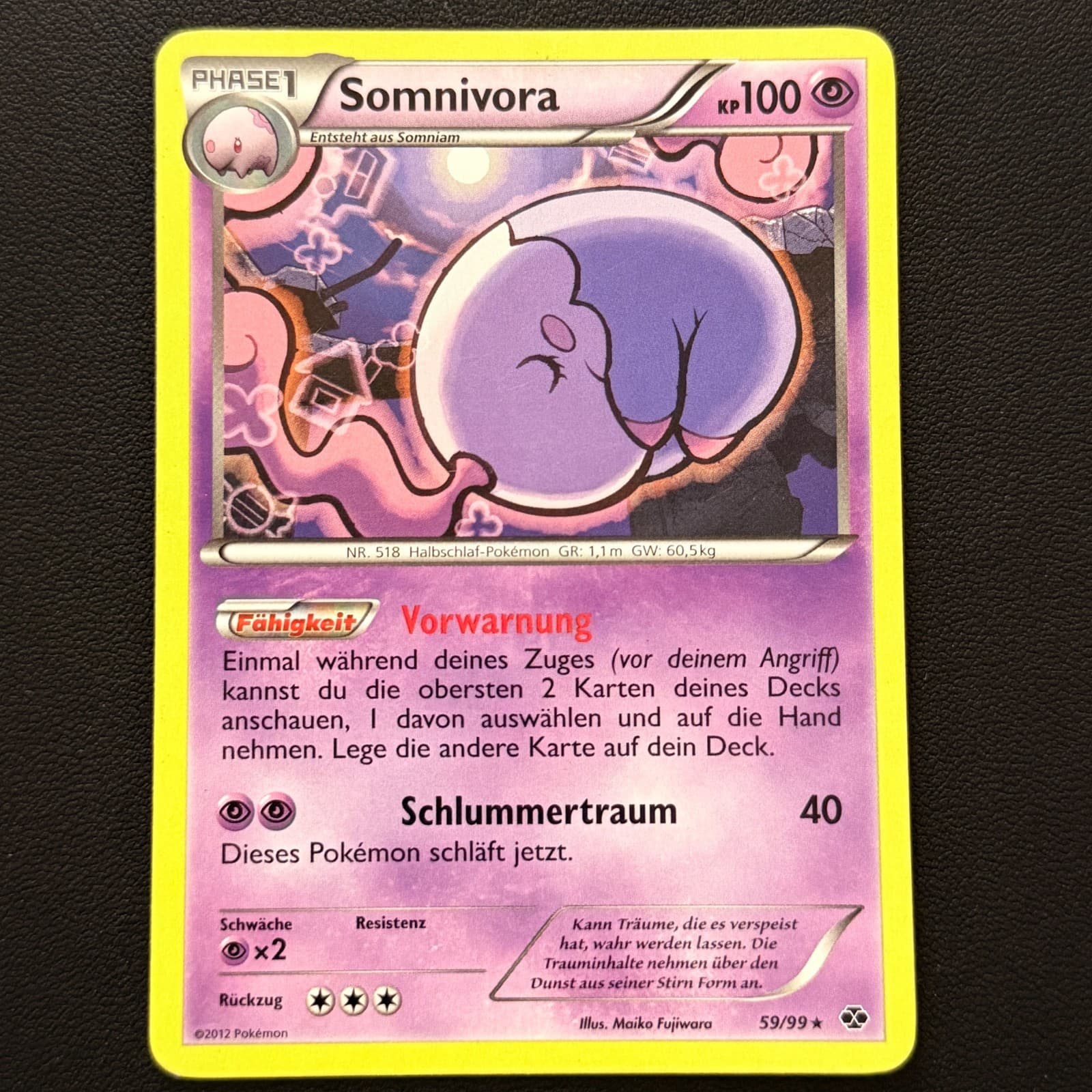 Somnivora | 59/99 | Kommende Schicksale | Pokemon Karte DE