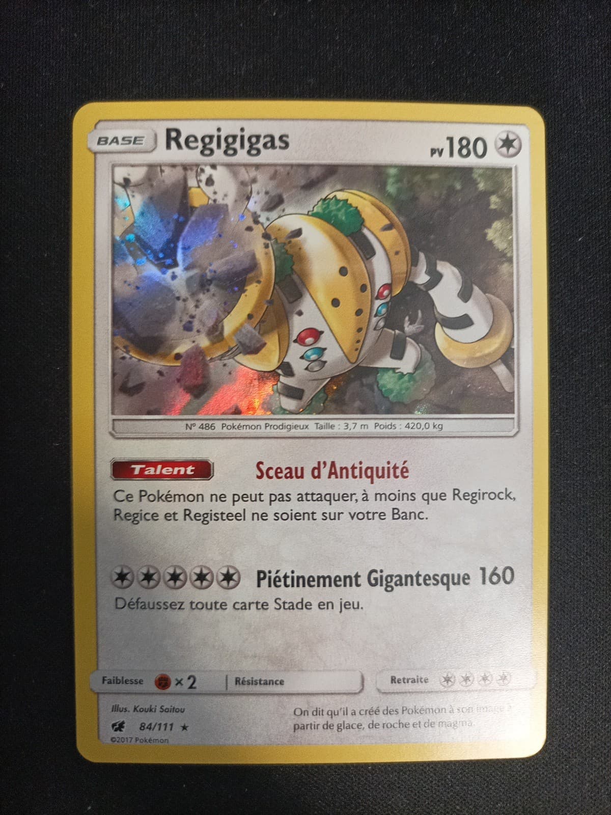 Carte Pokémon Regigigas 84/111 Holo Invasion Carmin