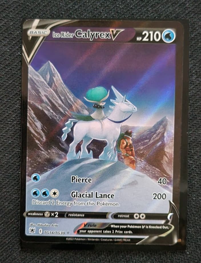 Ice Rider Calyrex V TG14/TG30 Swsh10: Astral Radiance Trainer Gallery Holo