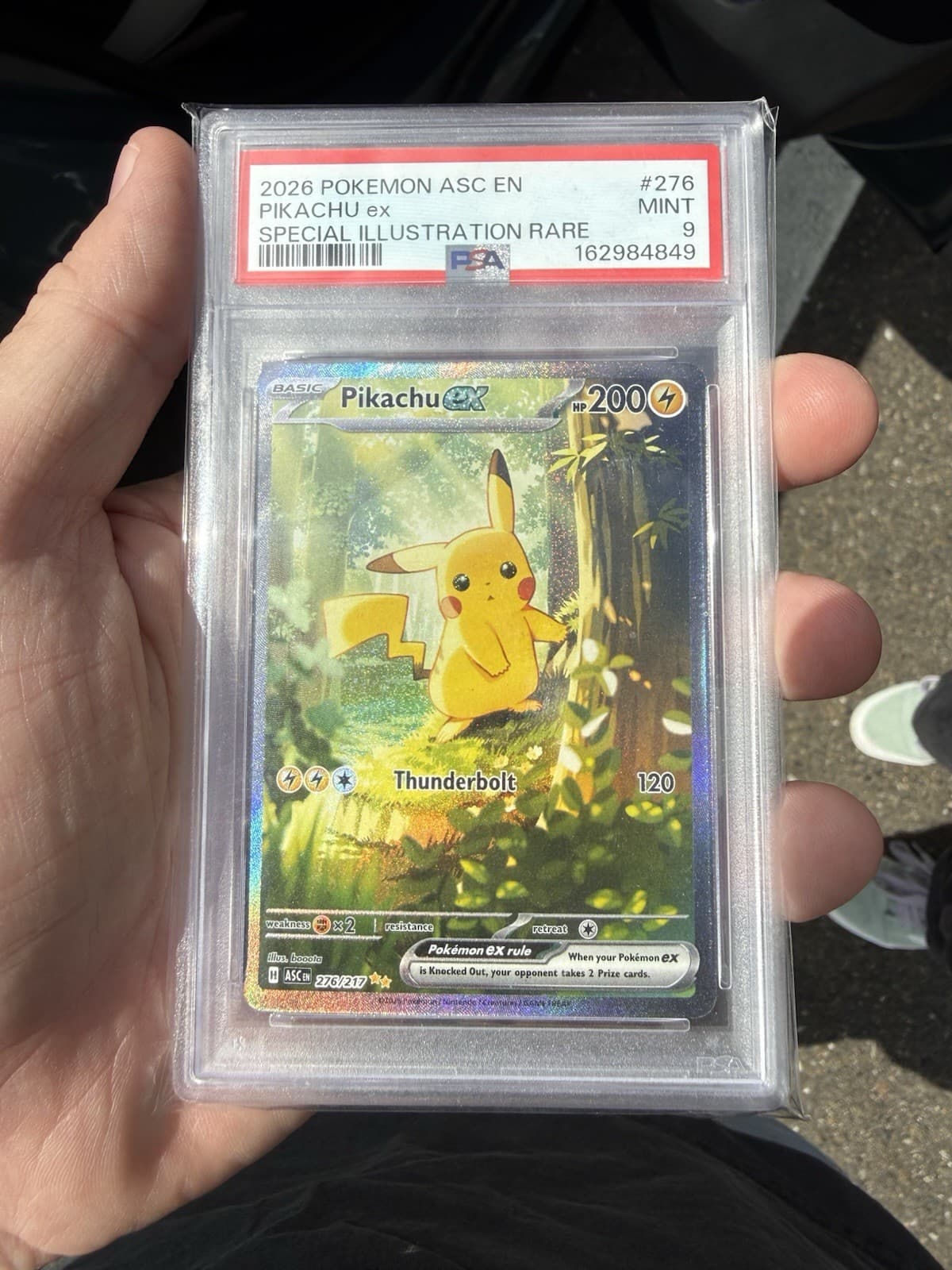 PSA 9 Pikachu ex Ascended heroes english 2026 276/217
