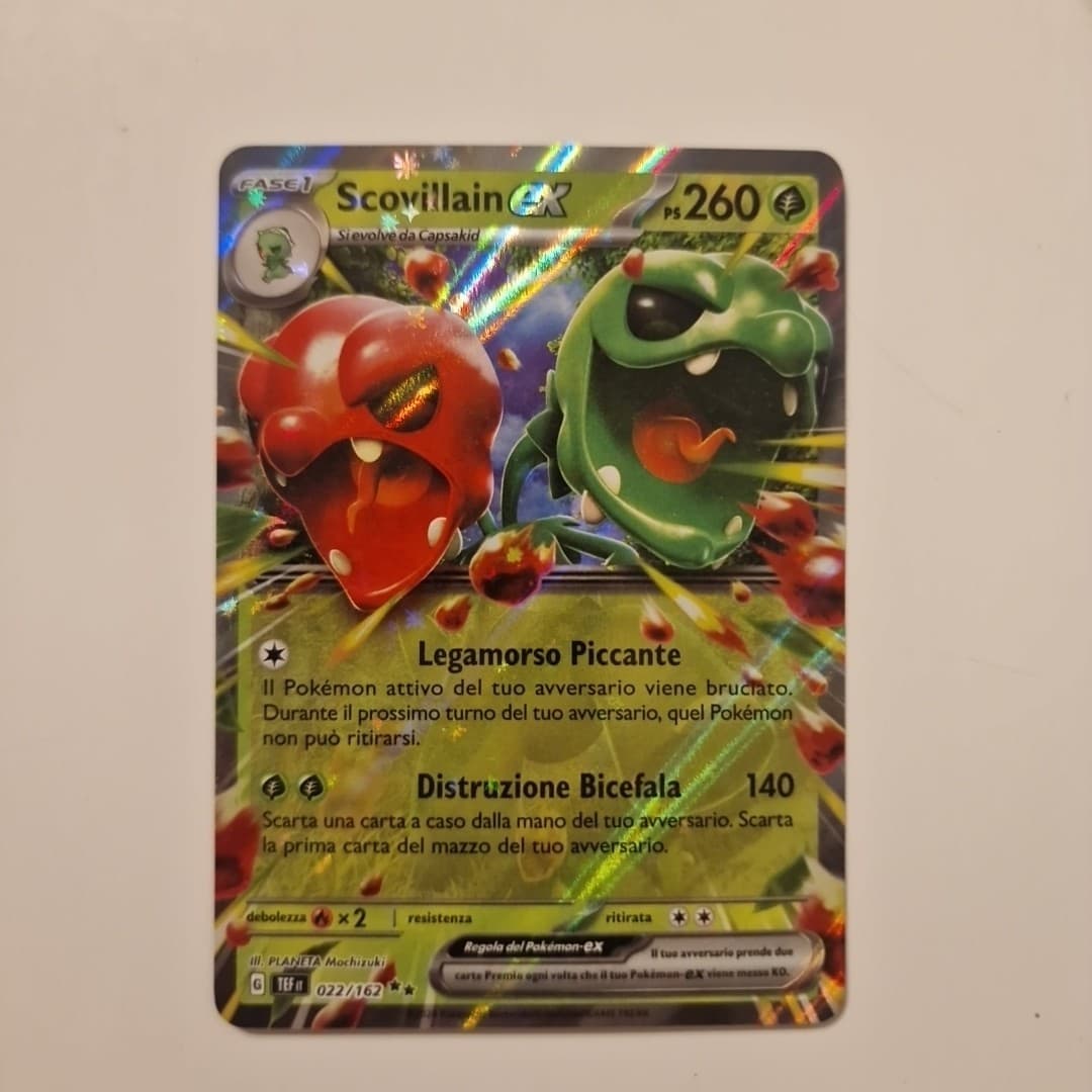 SCOVILLAIN EX 22/162 - ITA MINT - Pokemon CRONOFORZE