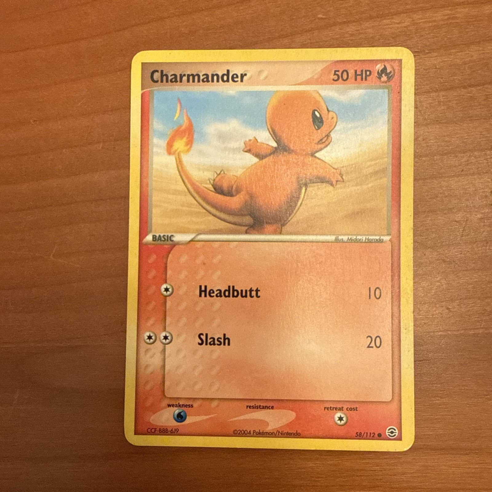 Pokemon Charmander EX FireRed & LeafGreen 58/112 LP/MP