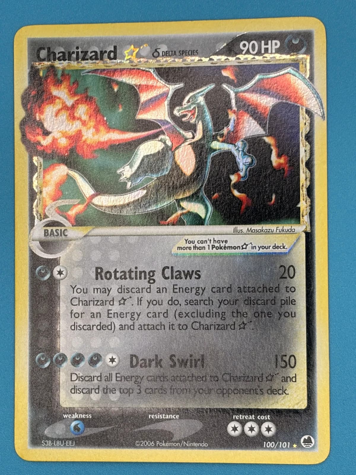 Charizard Star (Delta Species) 100/101 Dragon Frontiers Holo