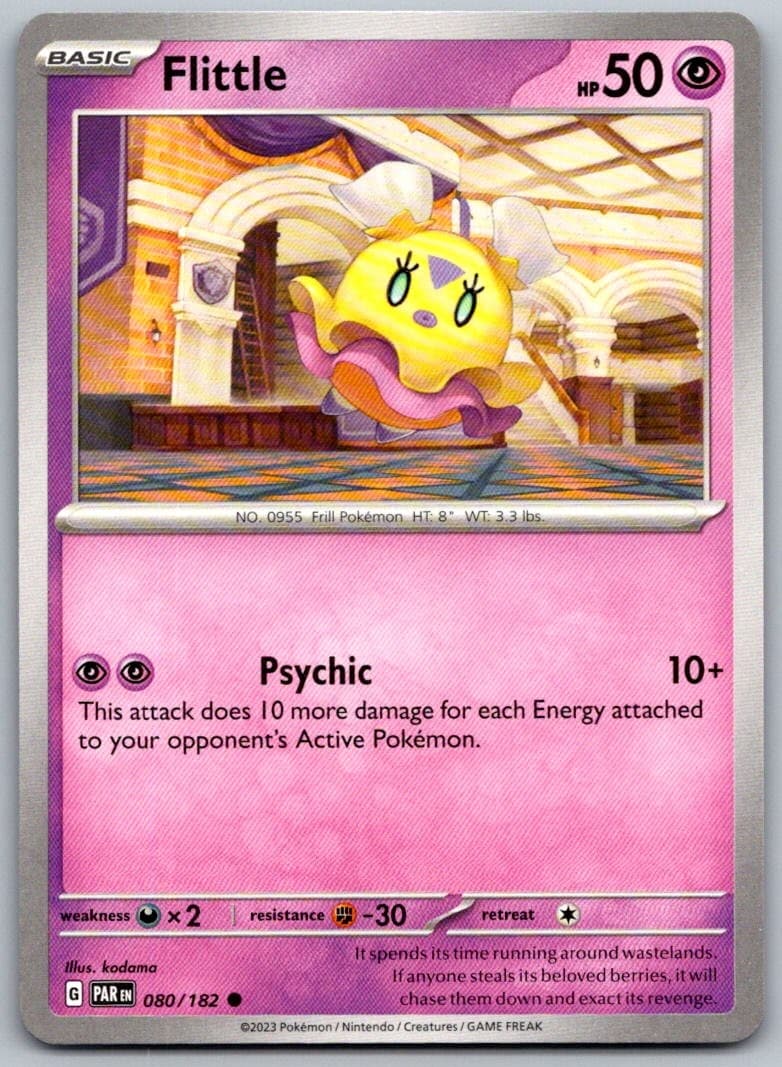 Flittle Paradox Rift 080/182 Common PokéMon — English Near Mint