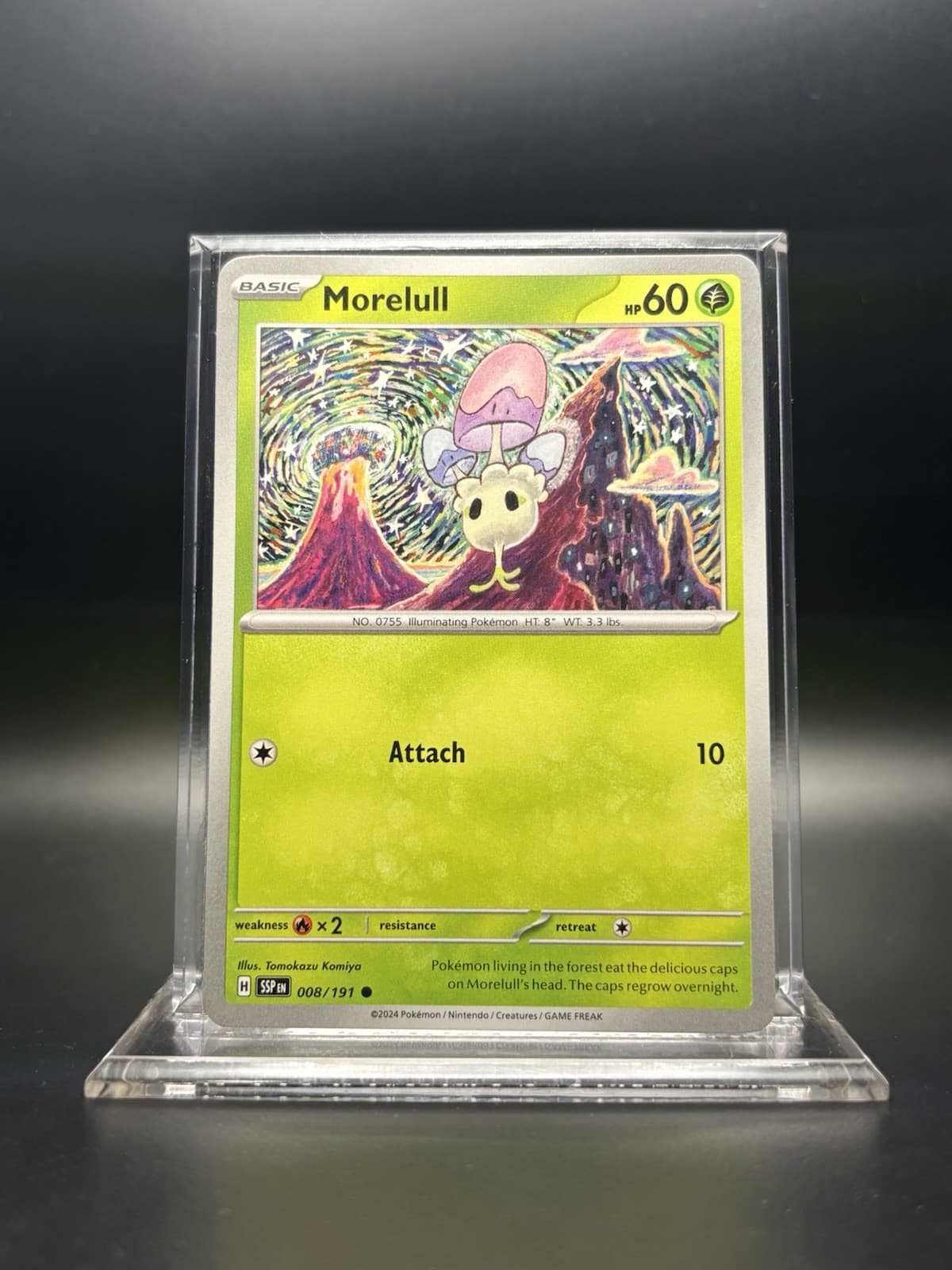 2024 Pokémon Surging Sparks -Morelull No. 8/191