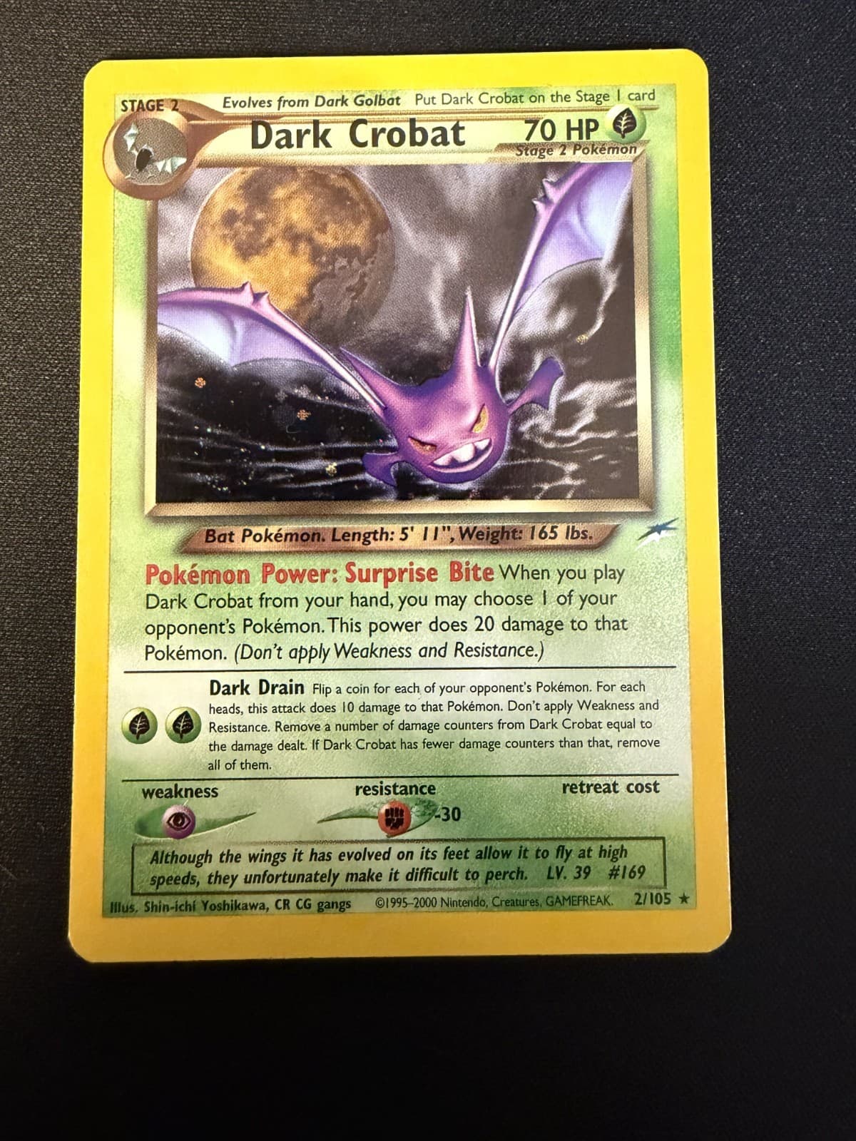 Dark Crobat - 2/105 Neo Destiny Unlimited Holo