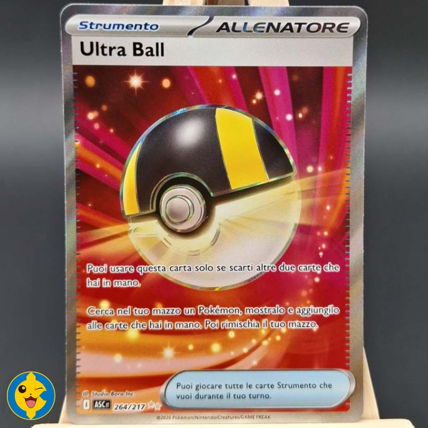 ULTRA BALL 264/217 - ASC Pokemon Ascesa Eroica - ITALIANO - NEAR MINT