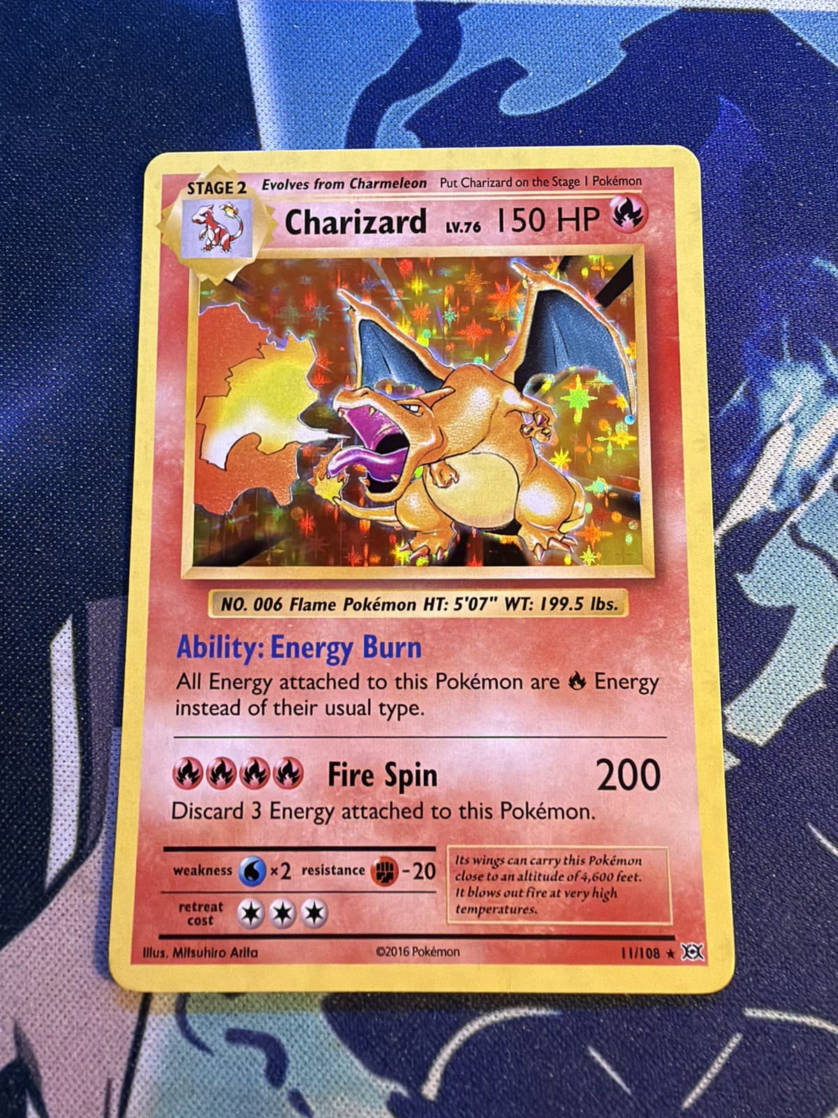 Pokémon TCG Charizard Evolutions Holo 11/108