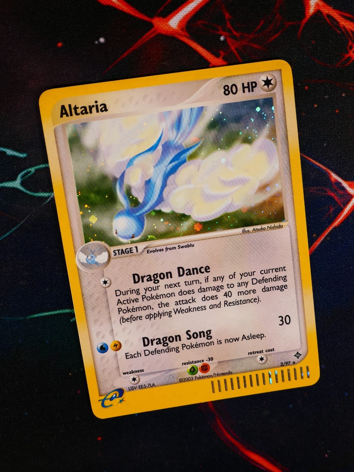 LP/NM Pokemon ALTARIA Card EX DRAGON Set #2/97 Holo Foil Rare#1
