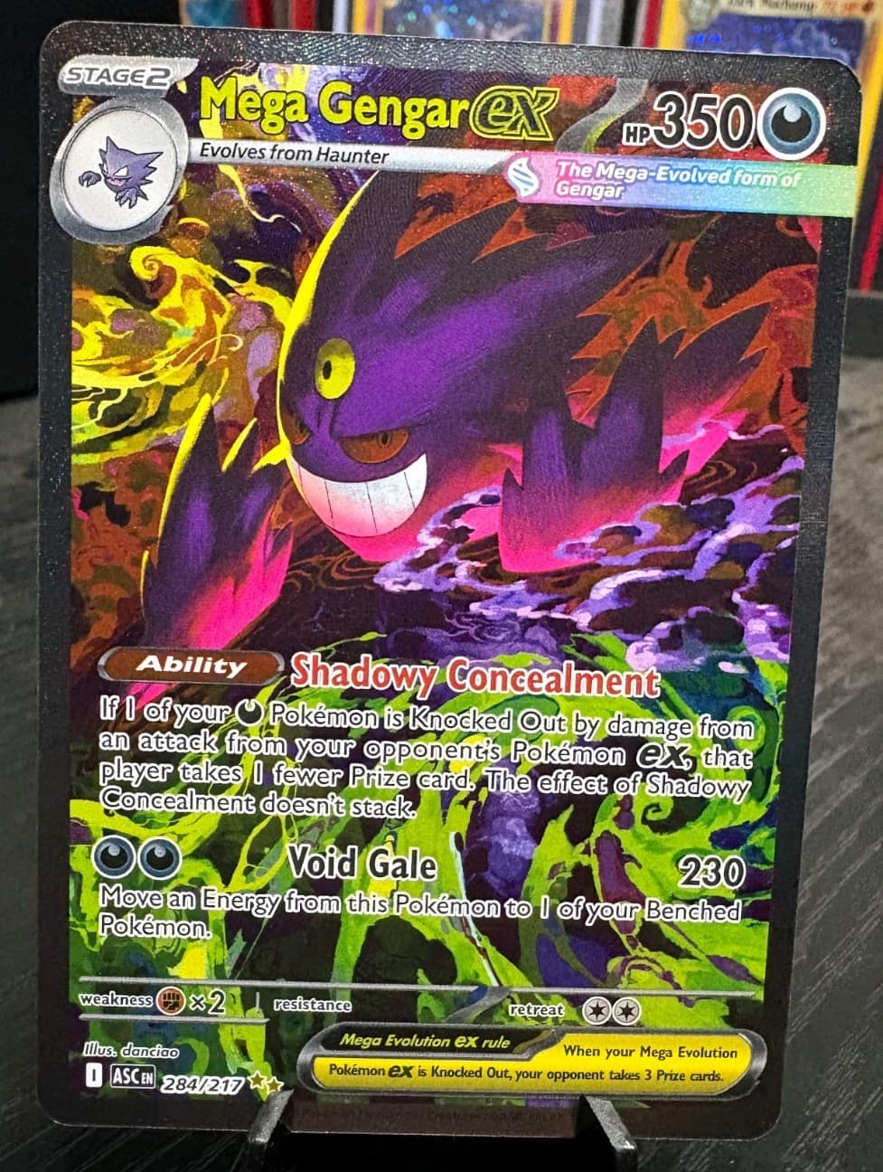 Pokémon TCG Mega Gengar EX 284/217 SIR Ascended Heroes - PSA 10