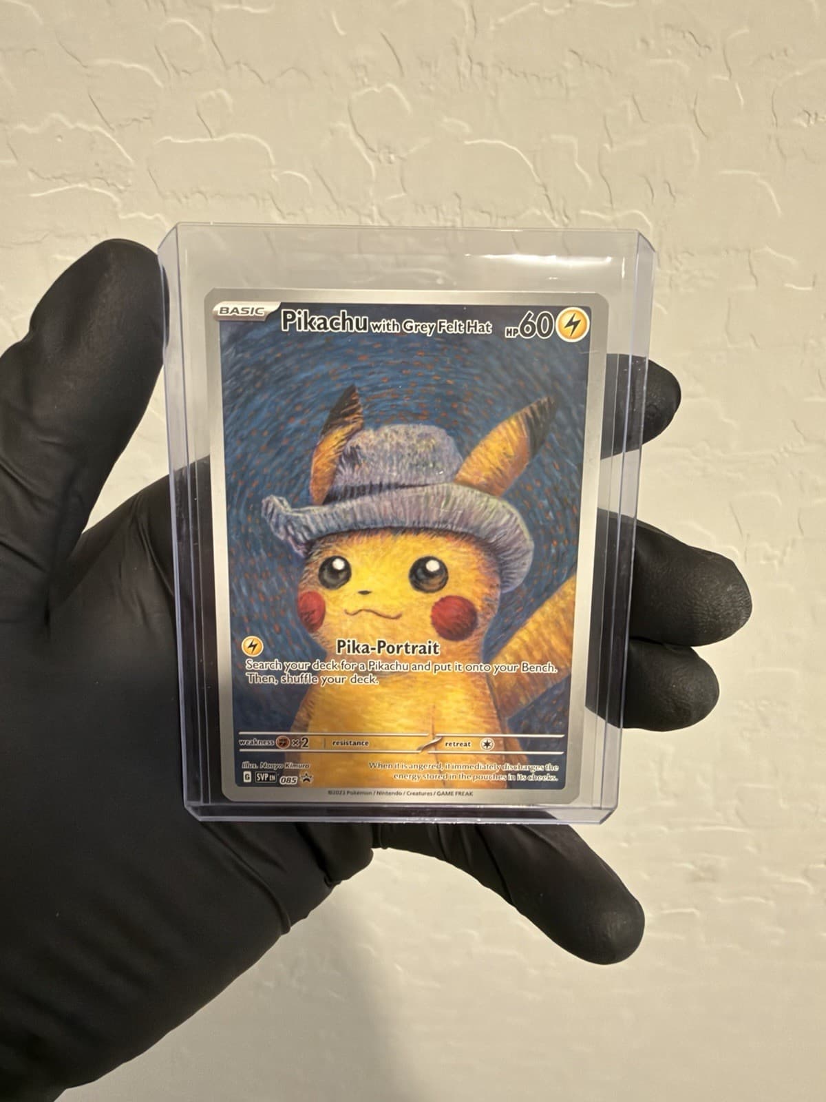 Pikachu with Grey Felt Hat 085 Sv: Scarlet & Violet Promo Cards Regular