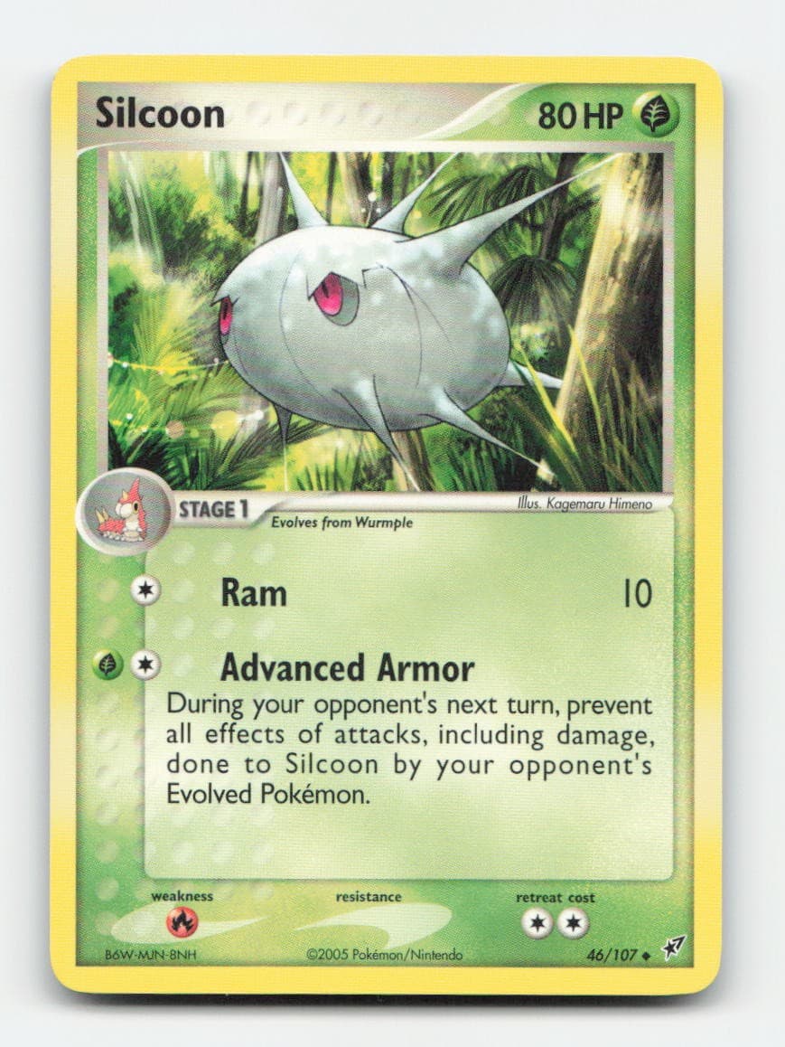 Silcoon 46/107 - UC DX - Pokemon MP