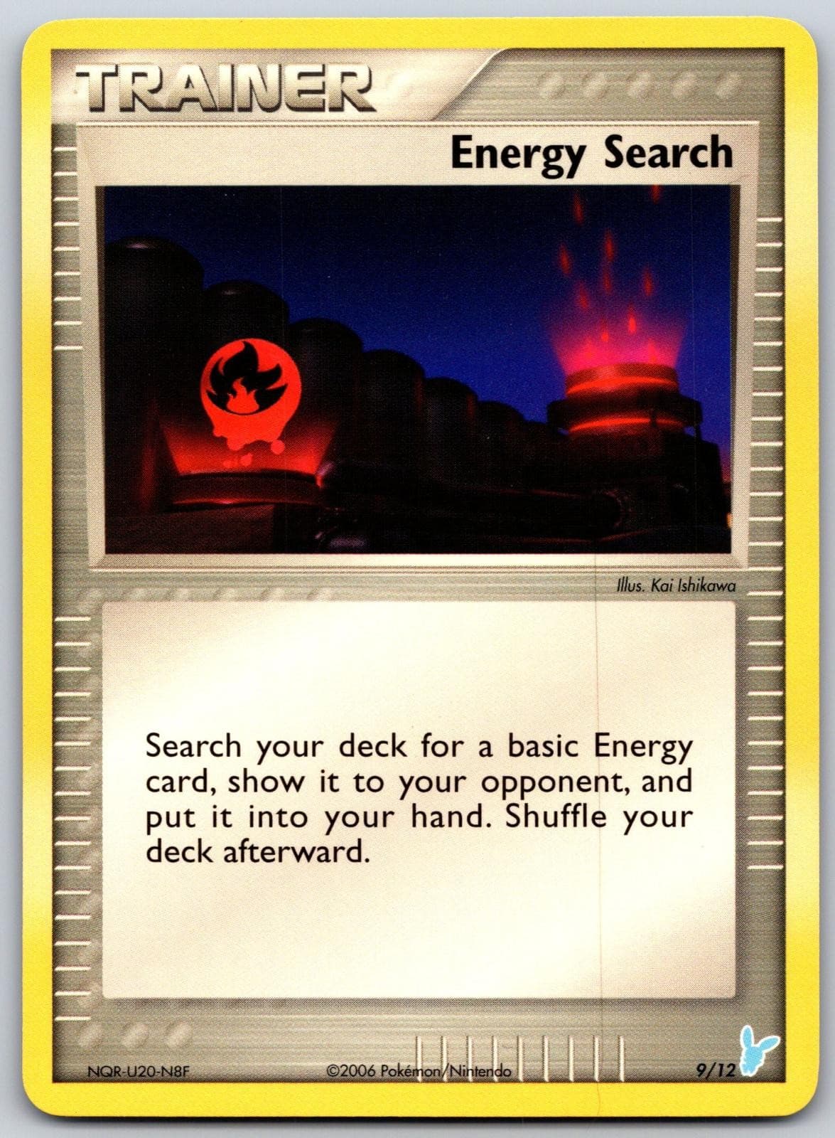 Energy Search 9/12 EX Trainer Kit 2 Minun Pokemon Lightly Played