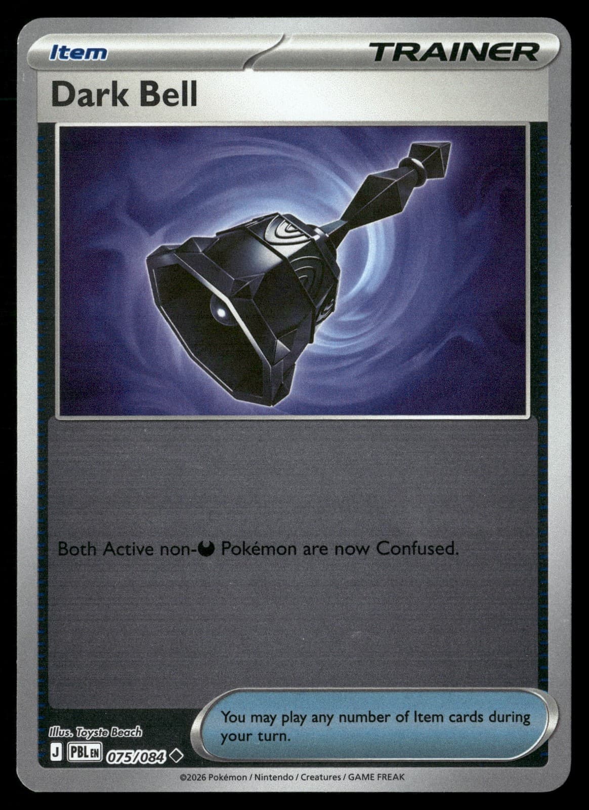 Pokémon TCG Pitch Black Dark Bell 75/084