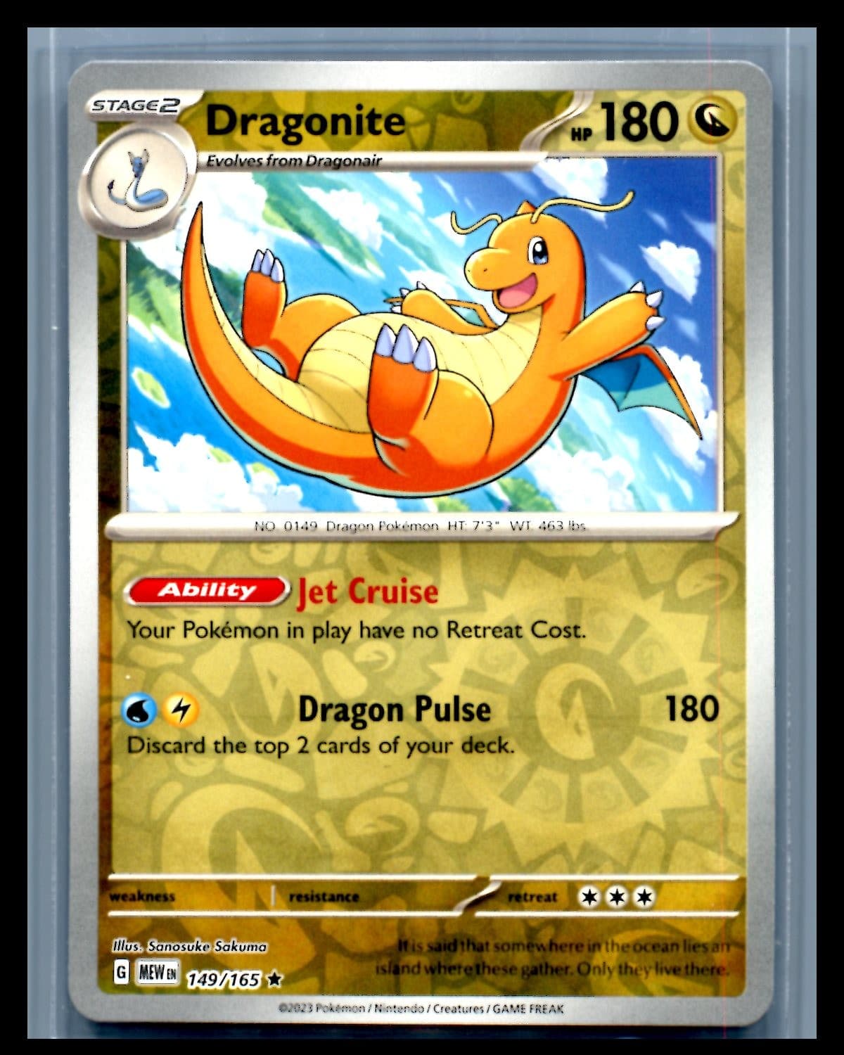 Pokemon-Dragonite-149/165-LP-SV: Scarlet & Violet 151