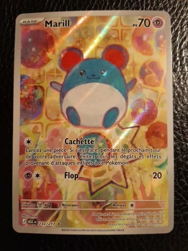 Carte Pokémon : Marill 232/217 Héros Transcendants Français NEUF(port groupé)