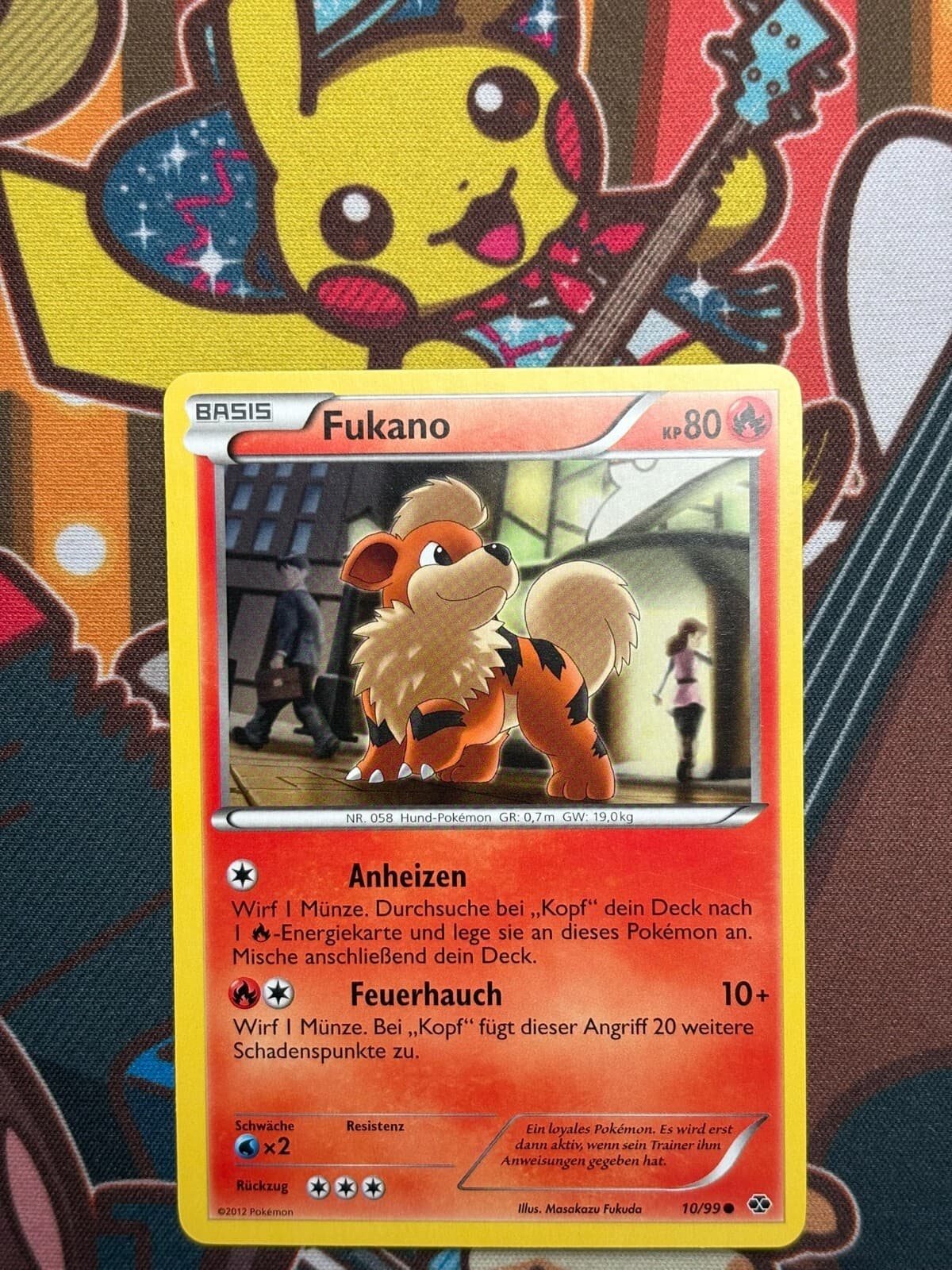 Fukano 10/99 Kommende Schicksale deutsch Pokemon Karten NM