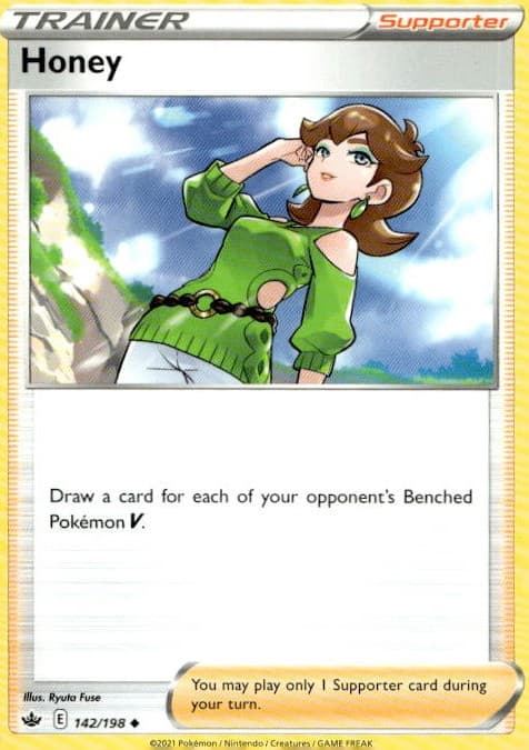 Honey 142/198 SWSH06 Chilling Reign U NM English Pokémon