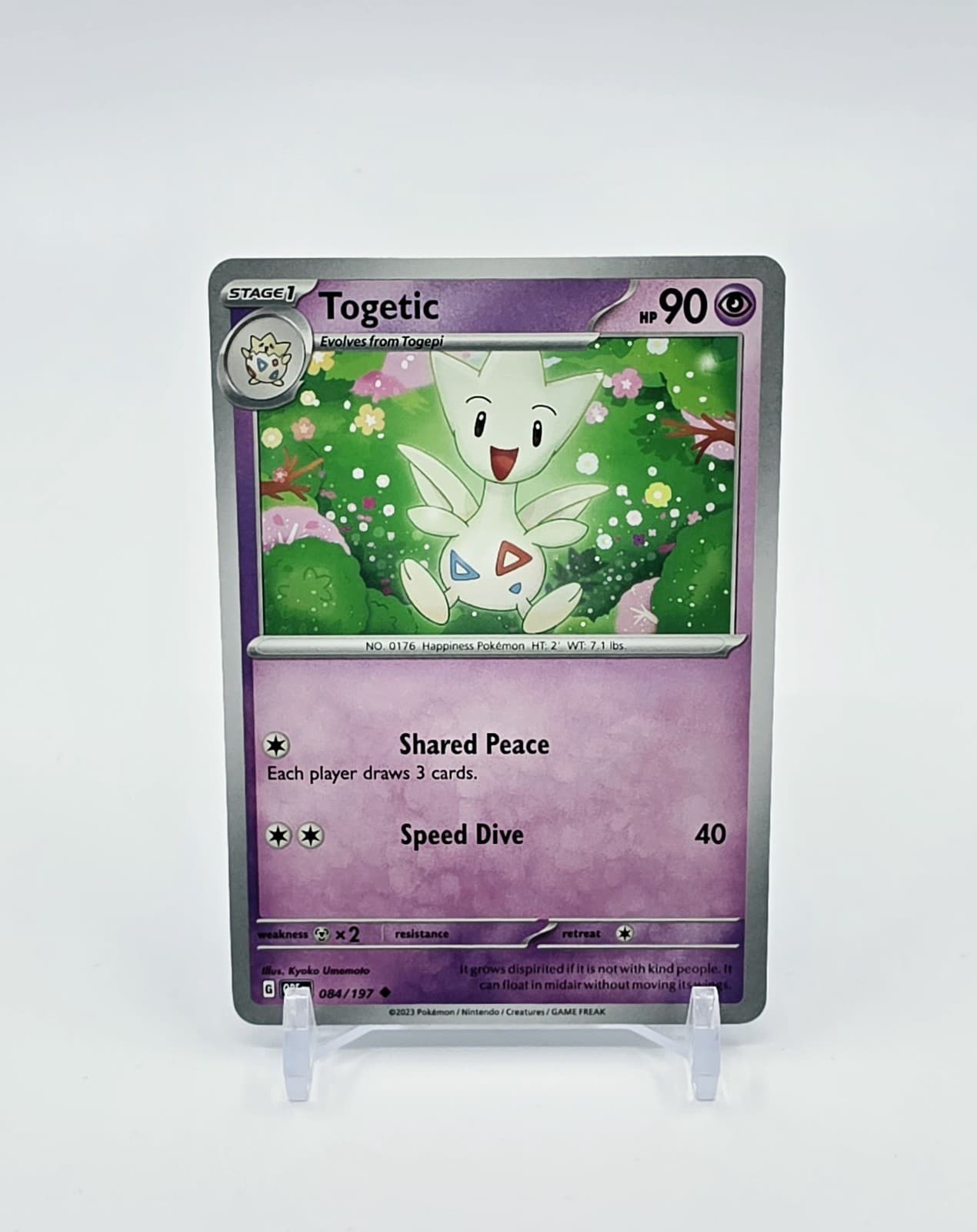 Togetic Uncommon Pokémon TCG Obsidian Flames 84/197