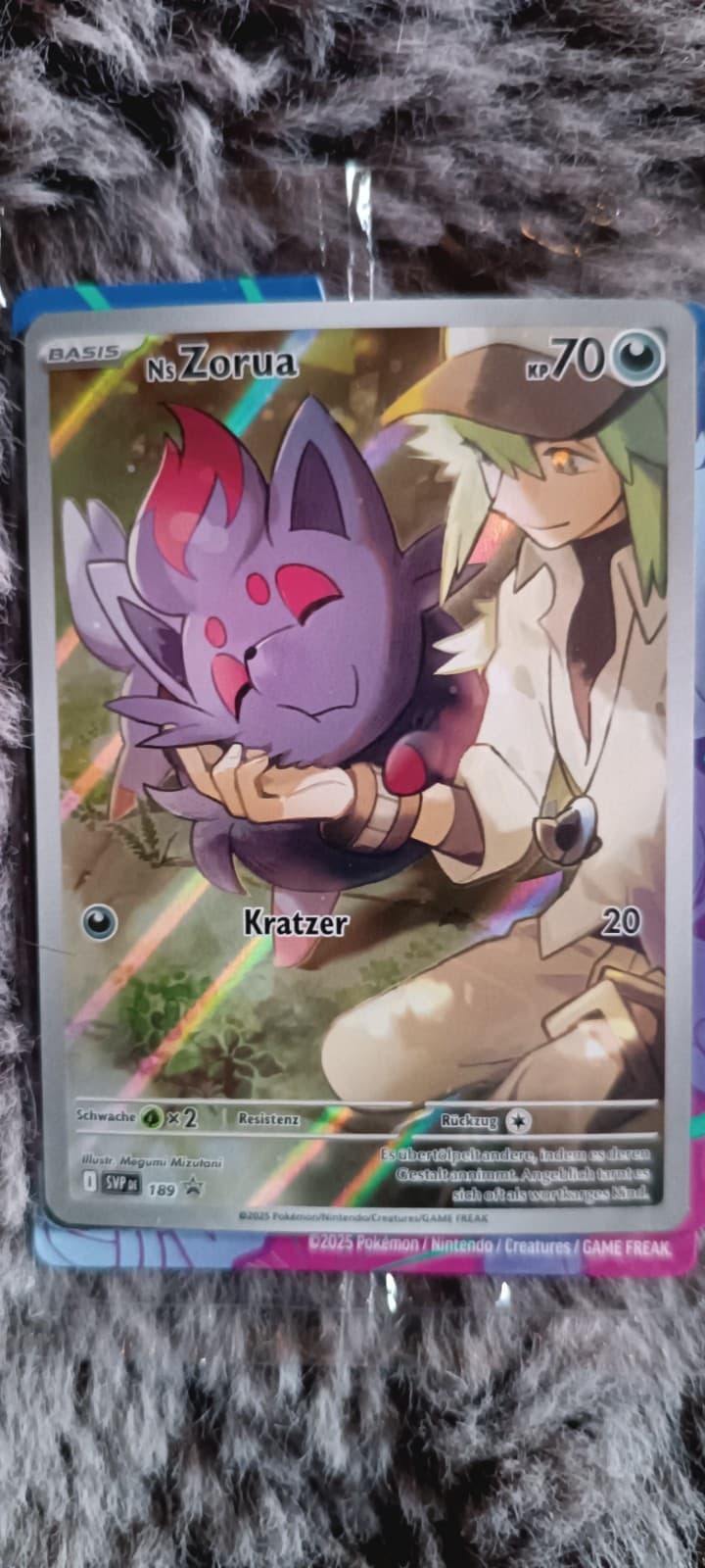 Pokemon Ns Zorua Deutsch SVP DE 189 Reisegefährten Promo IL OVP Sealed
