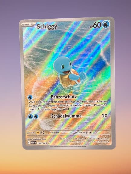Pokémon Karte | Schiggy (Illustration Rare) | 170/165 | 151 | Deutsch | NM 🌊🐢