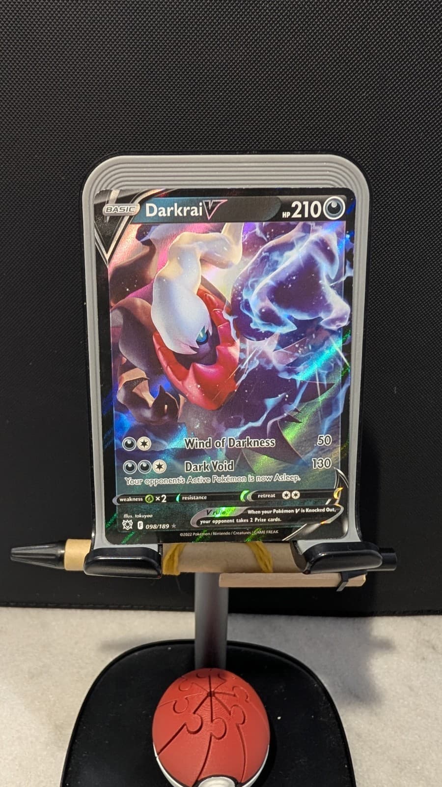 Pokémon TCG SWSH Astral Radiance Darkrai V #98/189