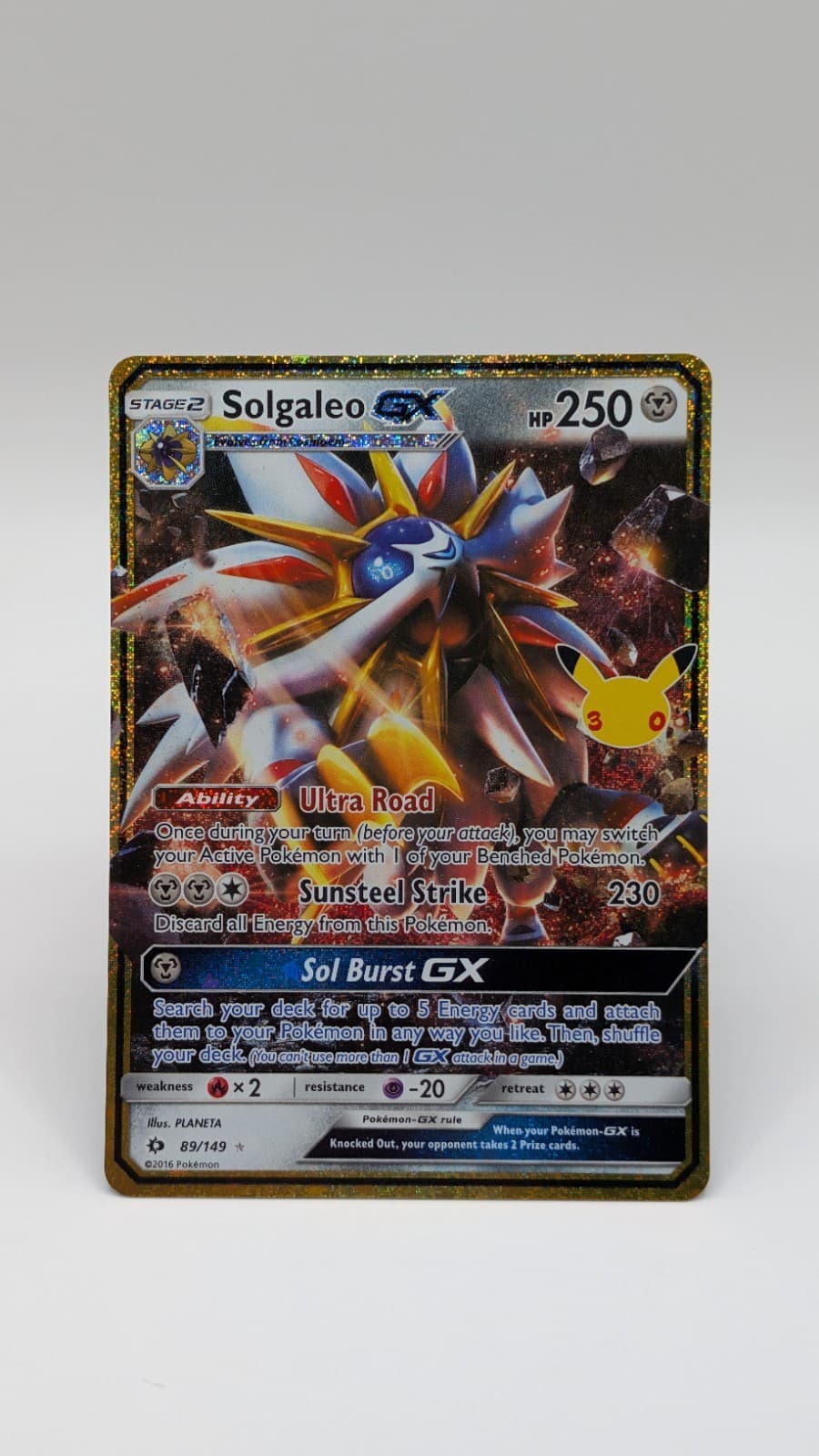 Solgaleo GX 89/149 30th Celebration Classic Collection Holo Pokemon English NM
