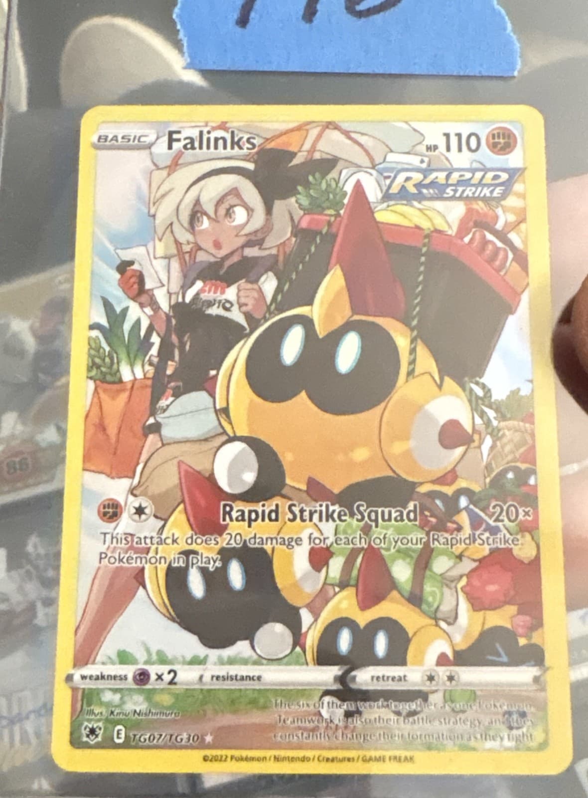 Falinks TG07/TG30 Swsh10: Astral Radiance Trainer Gallery Holo 169