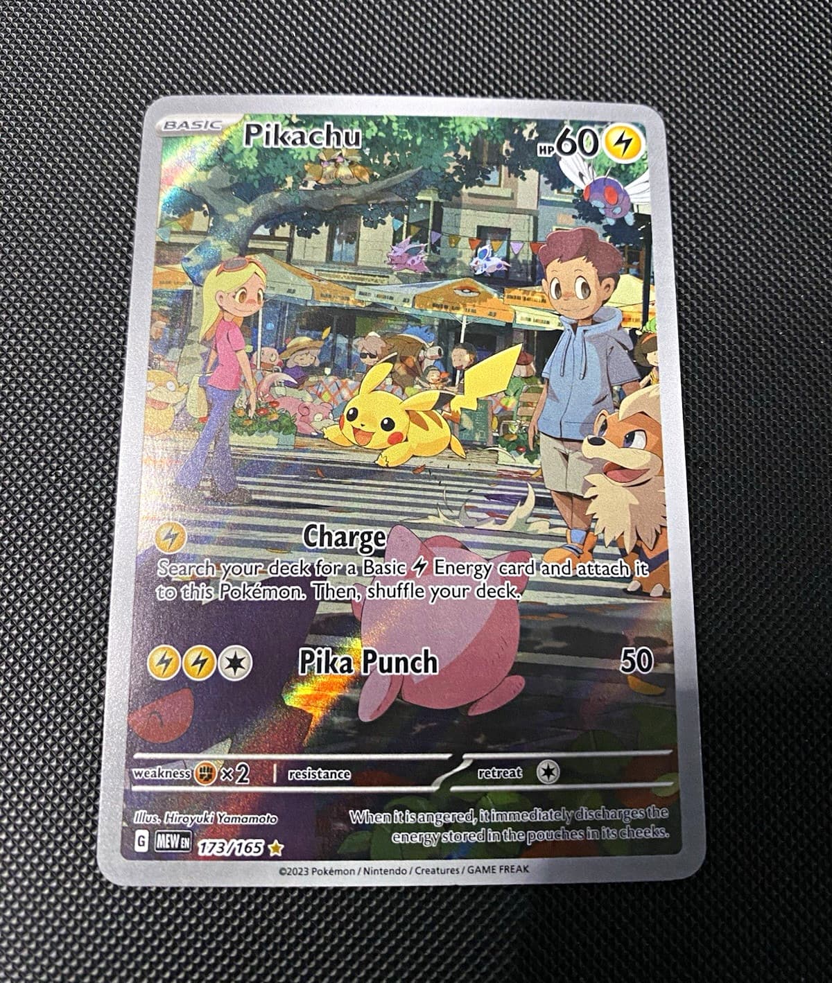 Pikachu 151 173/165 Illustration Rare NM