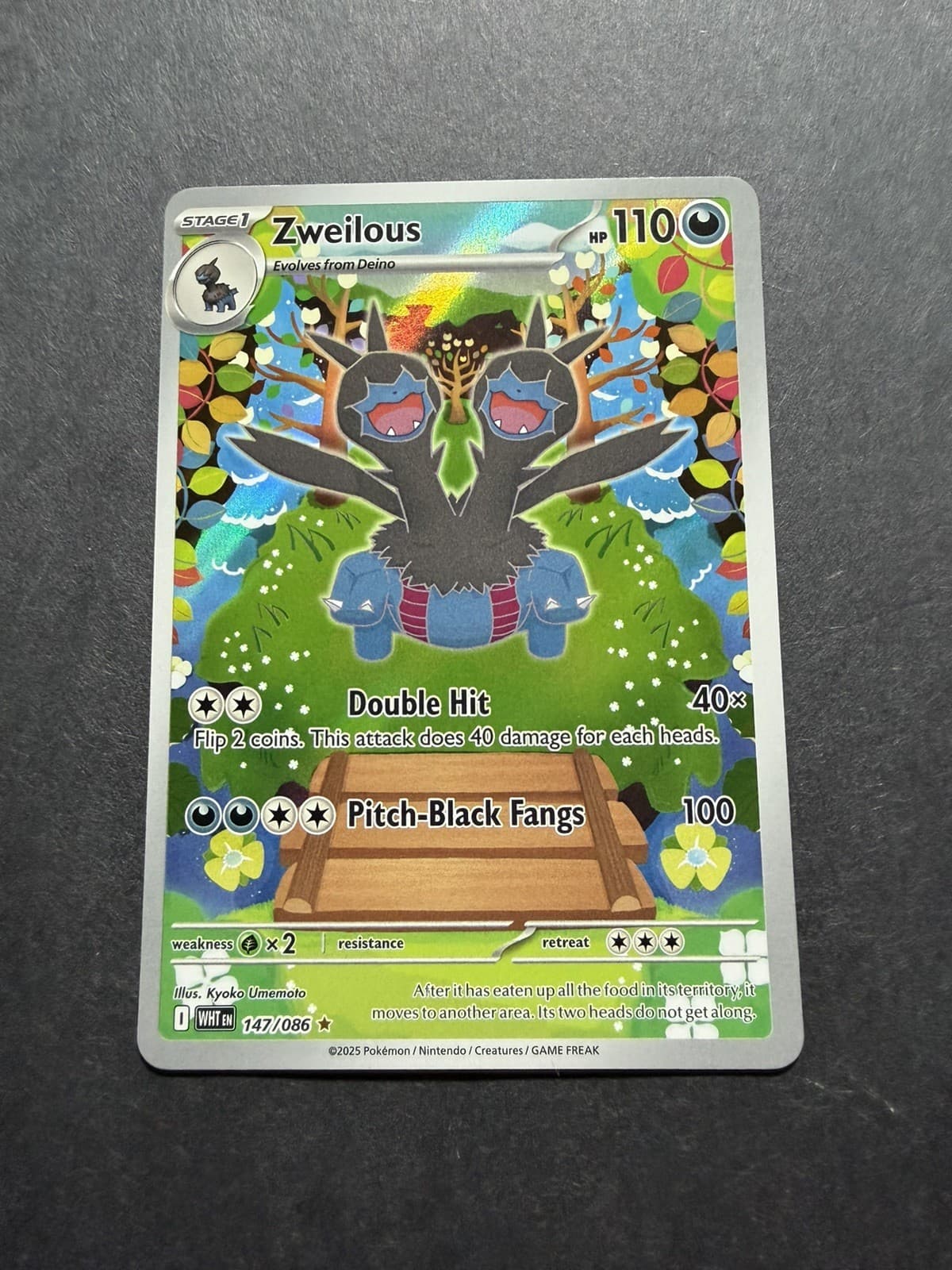 Zweilous Holofoil 147/086 SV: White Flare NM