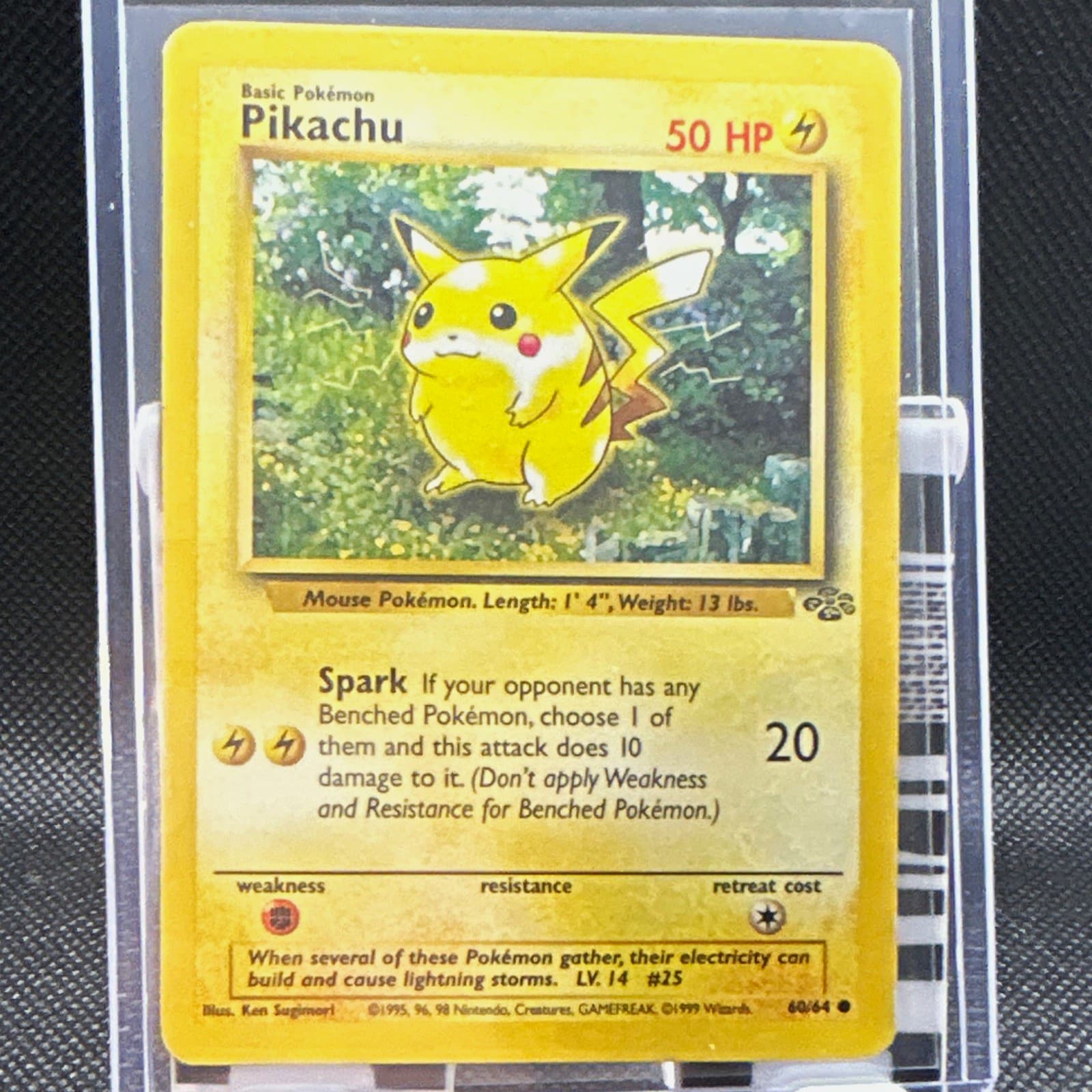 Pokemon Pikachu 60/64 Jungle Set Common Regular 1999 50HP
