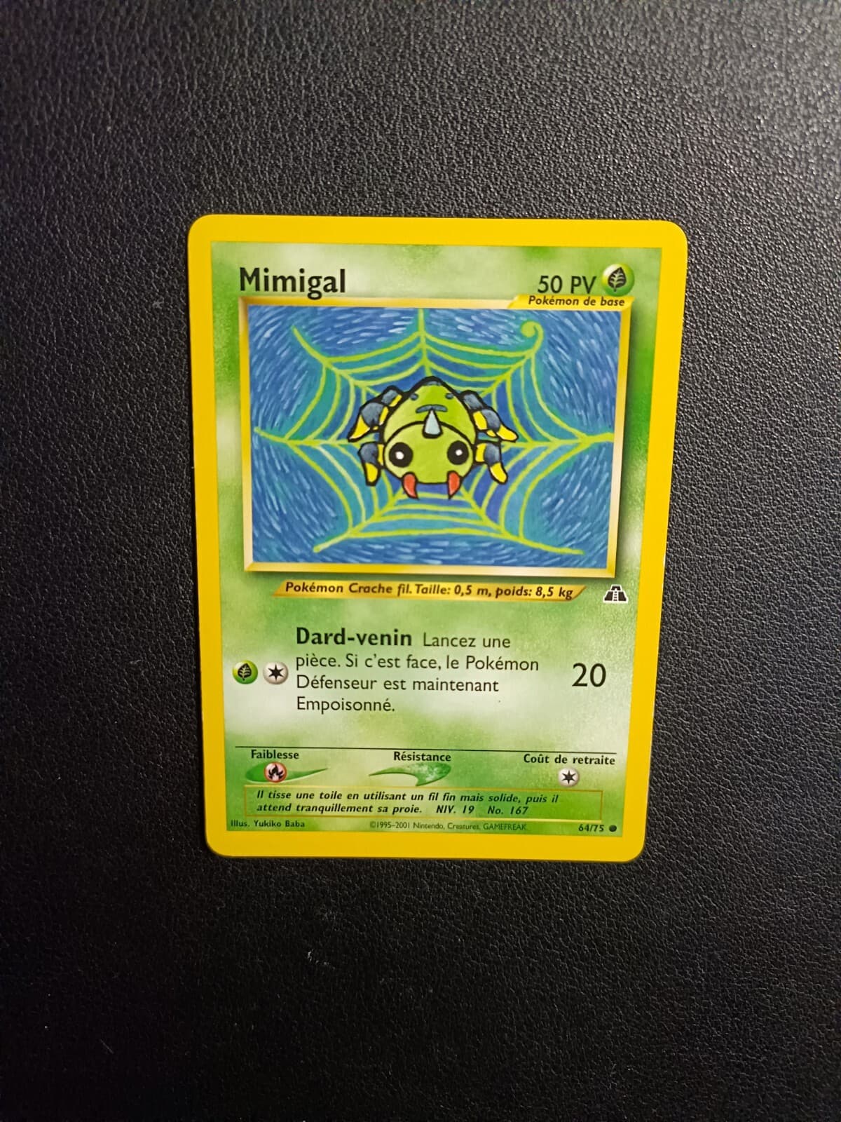 Carte Pokémon Mimigal 64/75 Neo Discovery Wizards