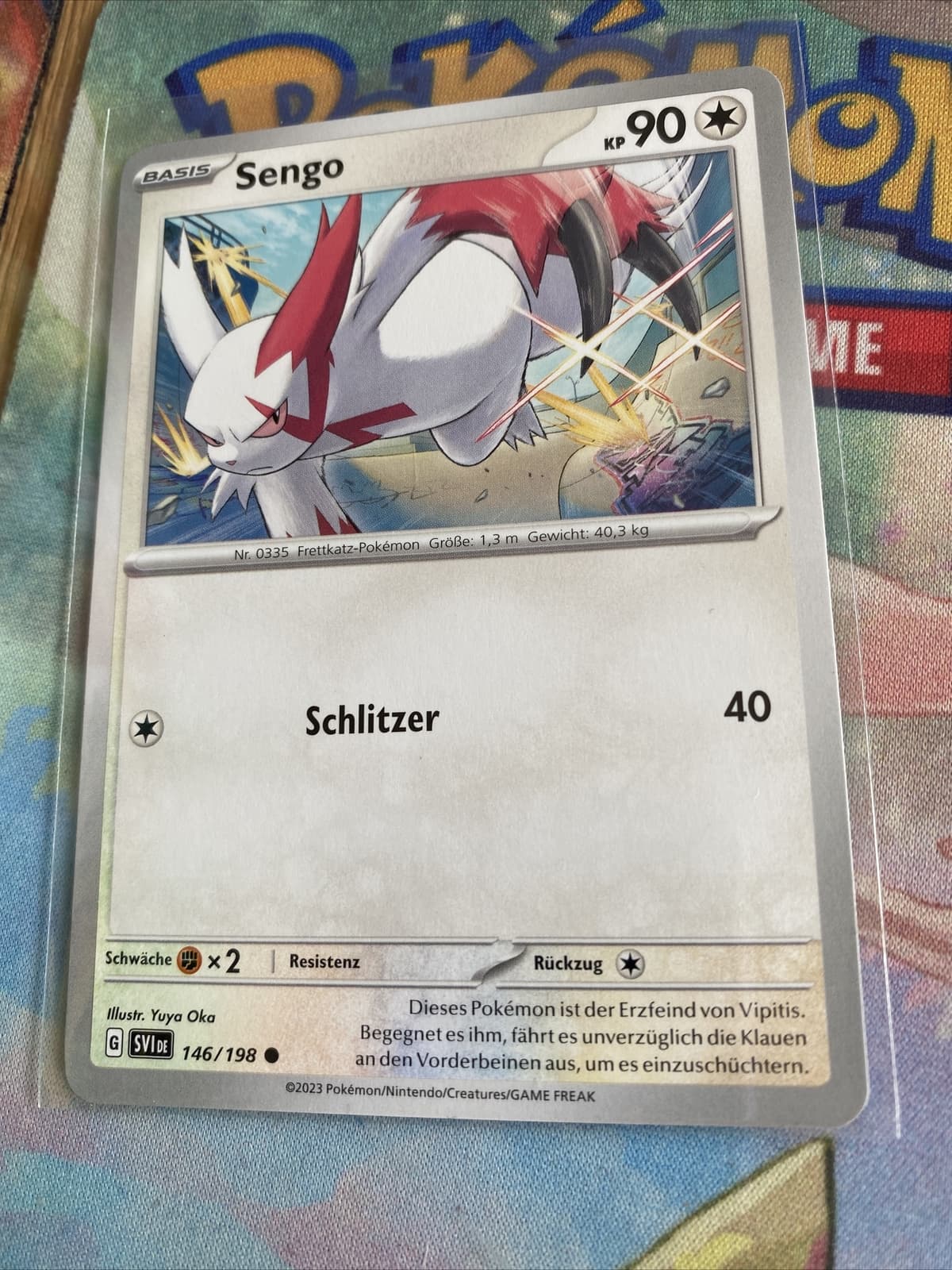 Sengo 146/198 Karmesin und Purpur Pokemon Karte Deutsch