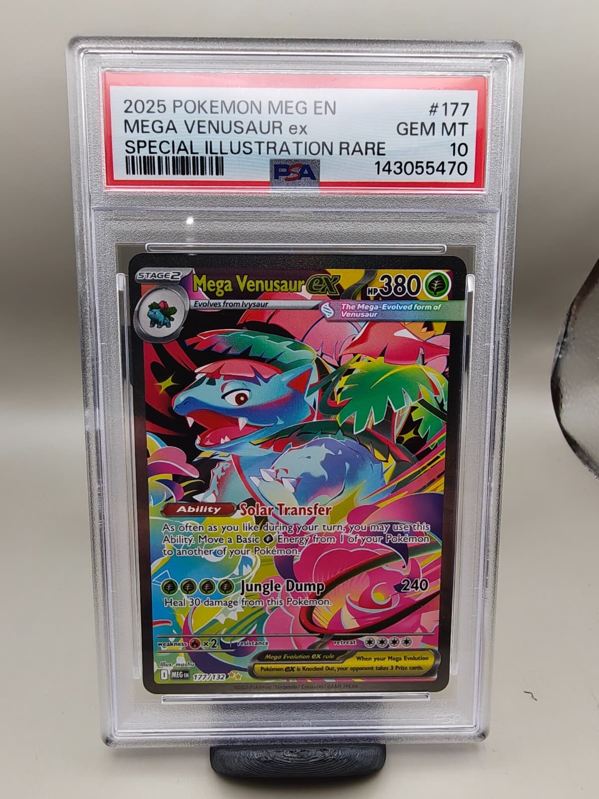 PSA 10 Mega Venusaur EX Special Illustration Rare 177/132 Mega Evolution Pokemon