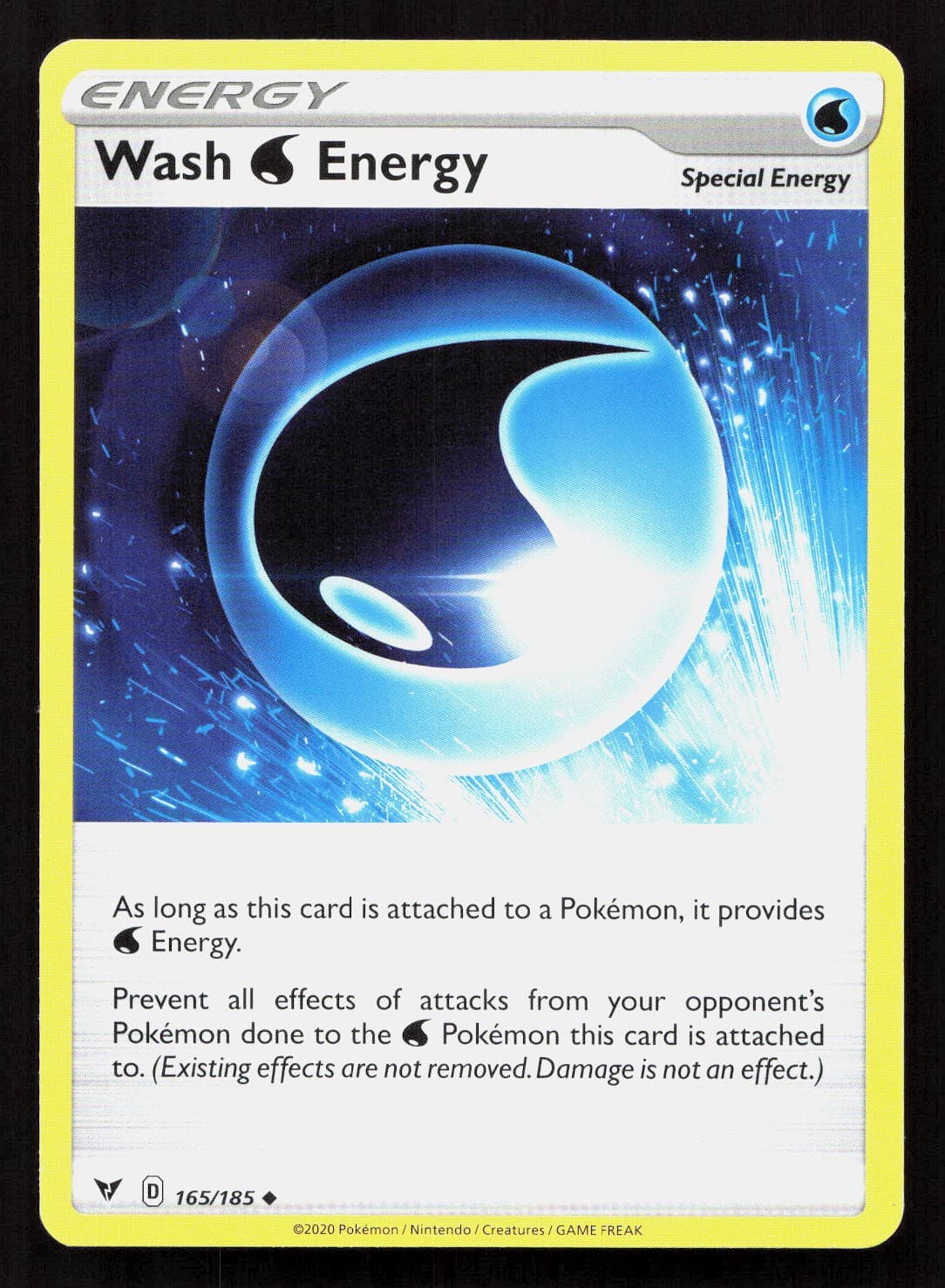 WASH WATER ENERGY 165/185 Pokemon VIVID VOLTAGE