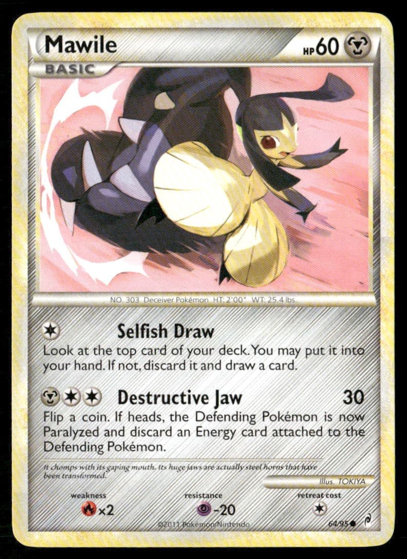 Mawile 64/95 Common Call of Legends Pokemon Lightly Played