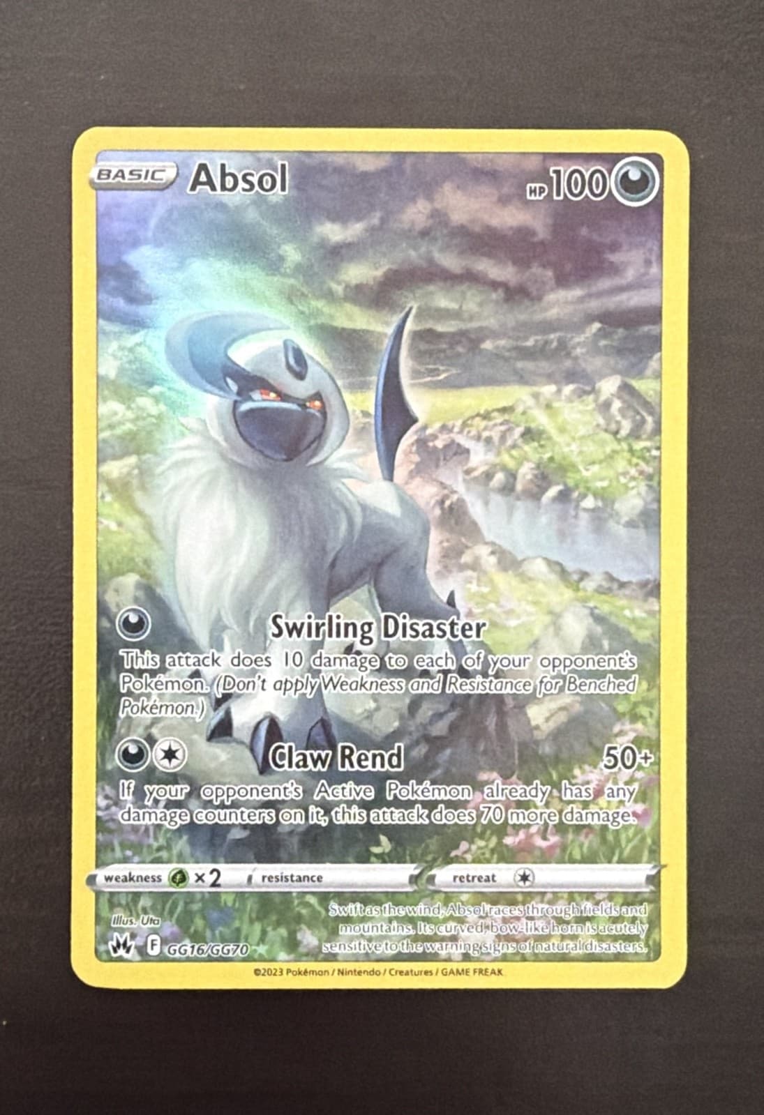 Absol GG16/GG70 SWSH: Crown Zenith: Galarian Gallery Holo