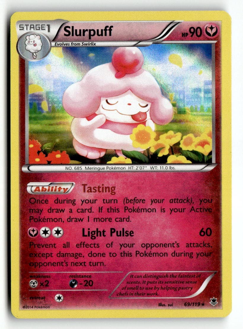 Slurpuff 69/119 Holo Rare Phantom Forces Pokemon Holo Lightly Played