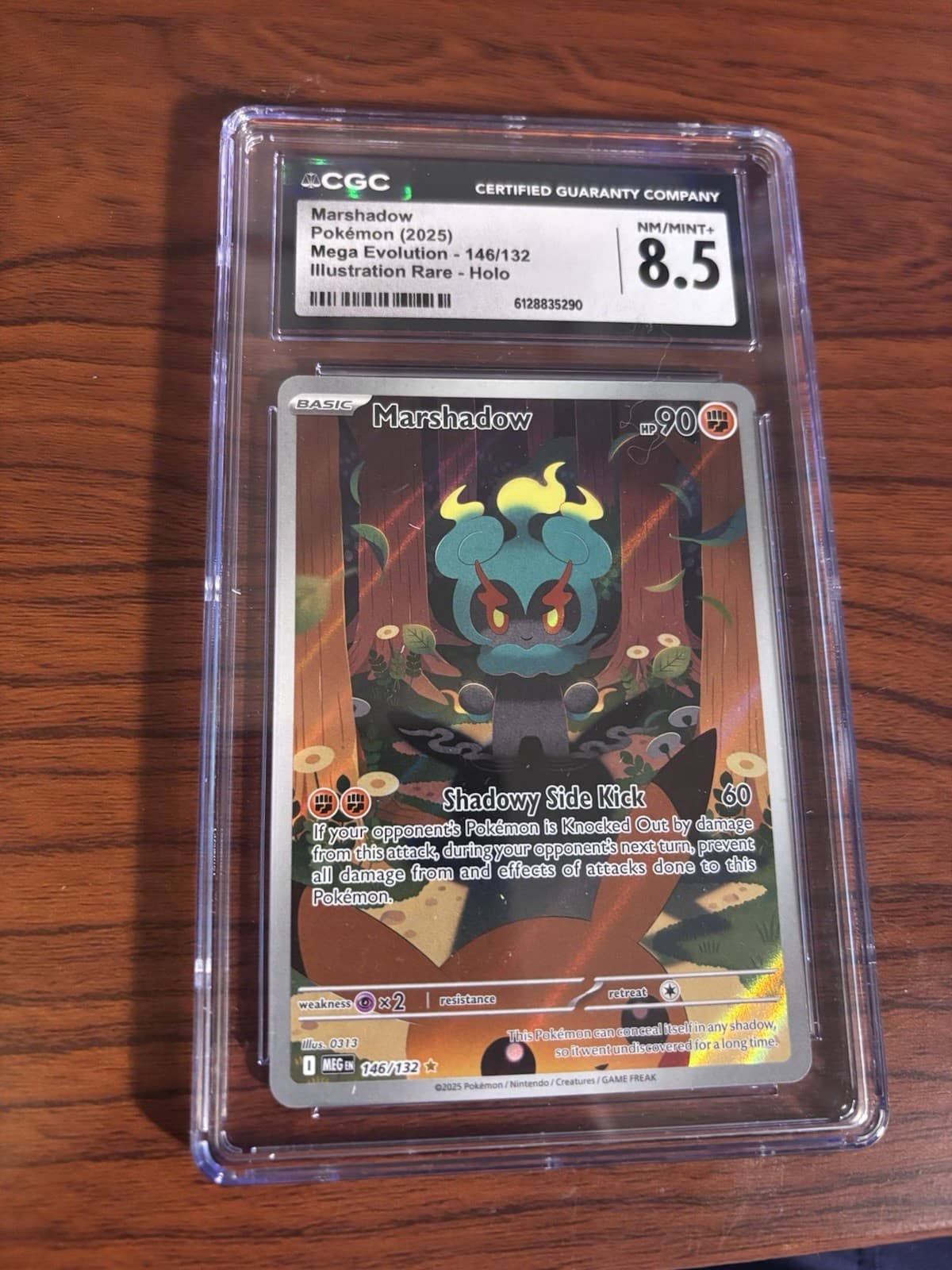 Pokemon TCG Marshadow 2025 Mega Evolution Holo 146/132 CGC 8.5