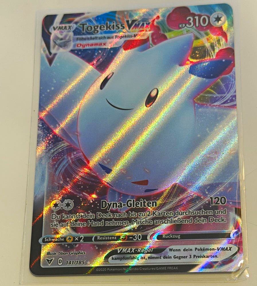 Pokémon Togekiss VMAX 141/185 Deutsch