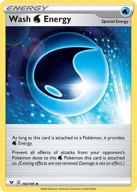 Wash Water Energy 165/185 Uncommon Vivid Voltage Pokemon NM/LP