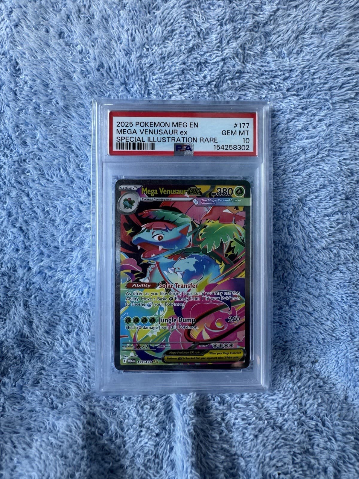 2025 POKEMON MEG EN-MEGA EVOLUTION #177 MEGA VENUSAUR EX PSA 10