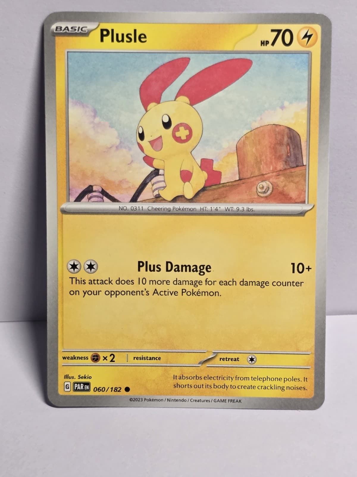 Plusle - 60/182 Paradox Rift - Pokémon TCG - 2023