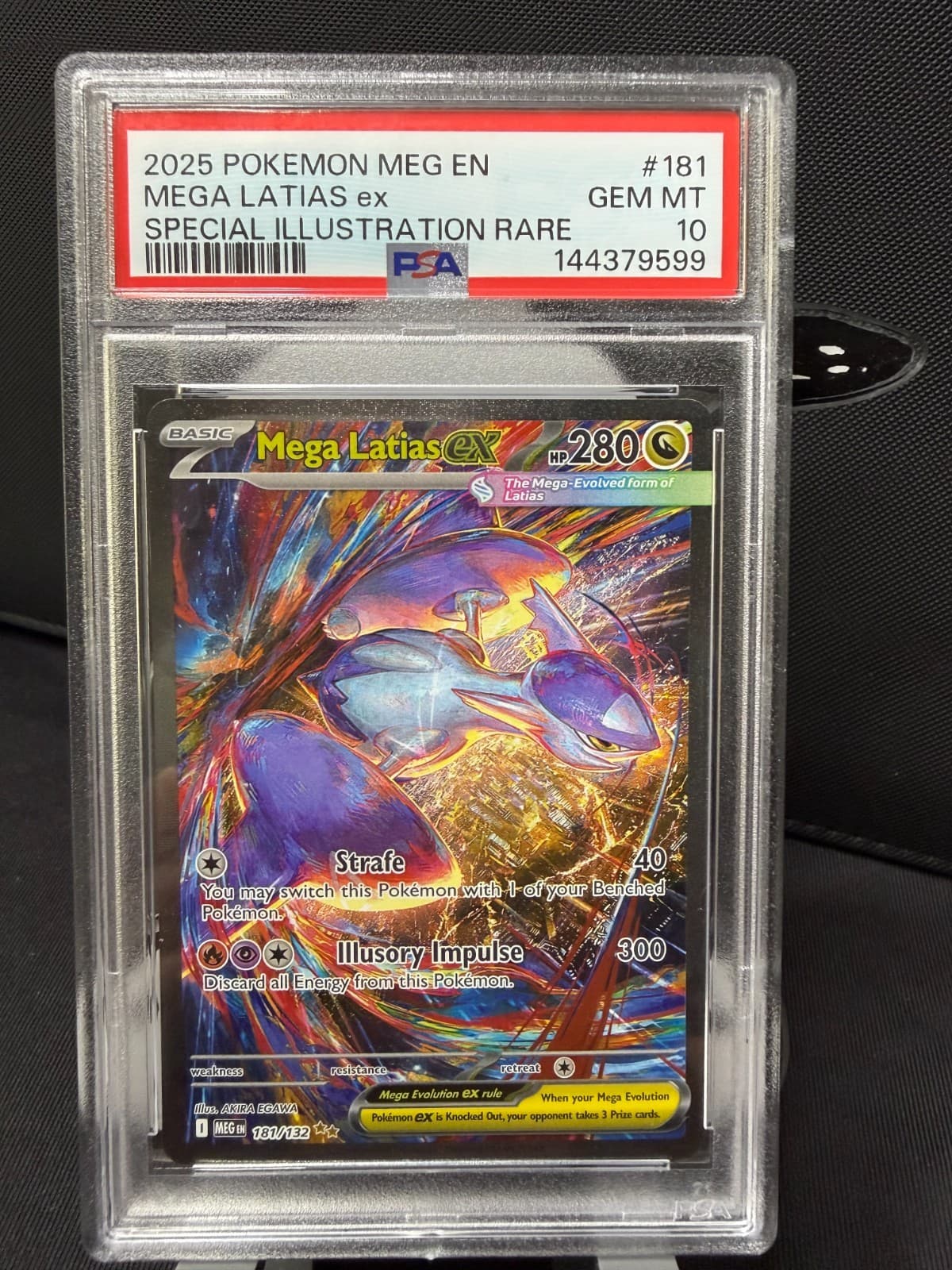 MEGA LATIAS EX 181/132 SPECIAL ILLUSTRATION RARE PSA 10 (English)