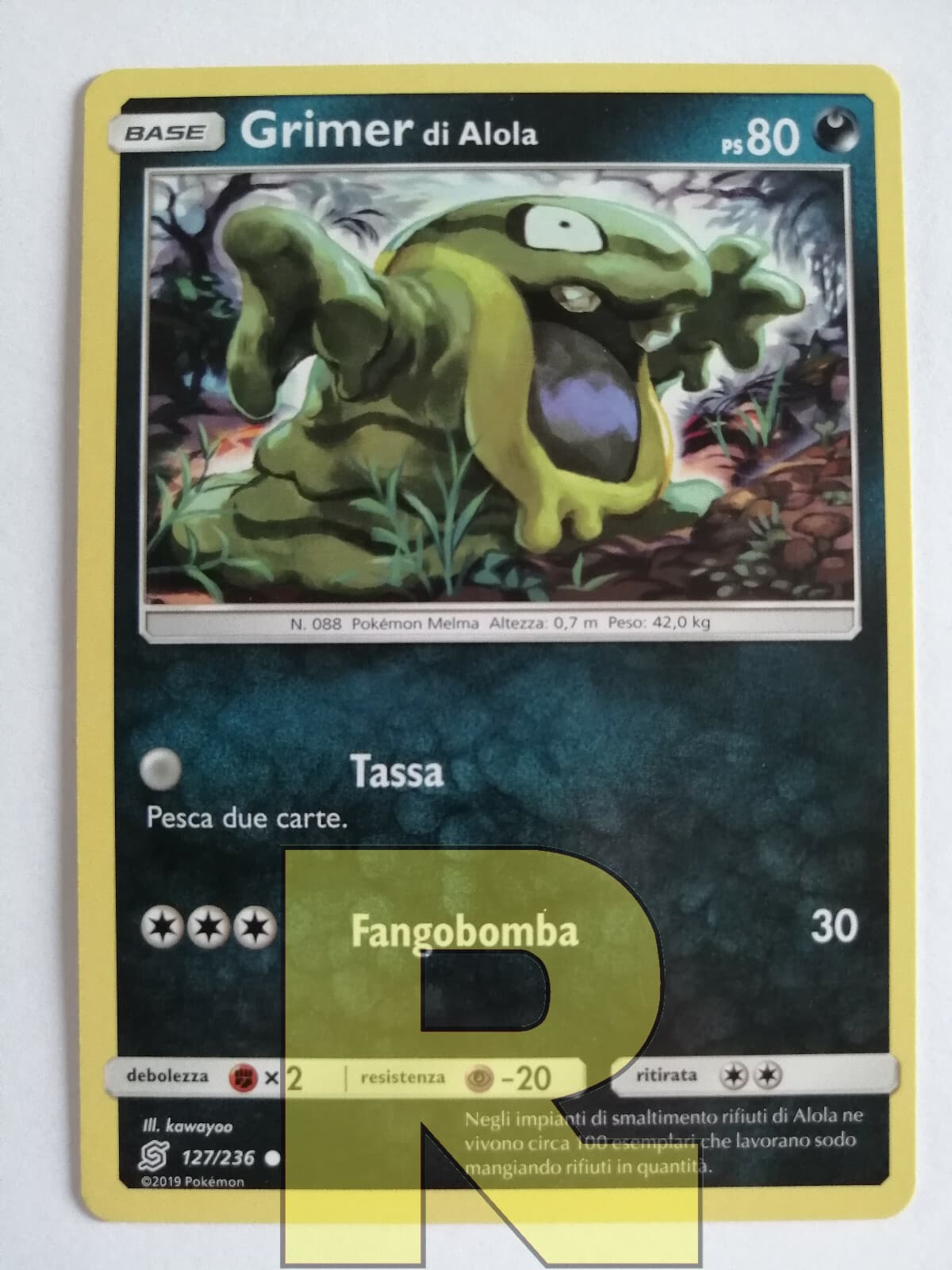 Grimer Di Alola ® Sintonia Mentale 127/236 ® Comune ® Pokemon Italiano
