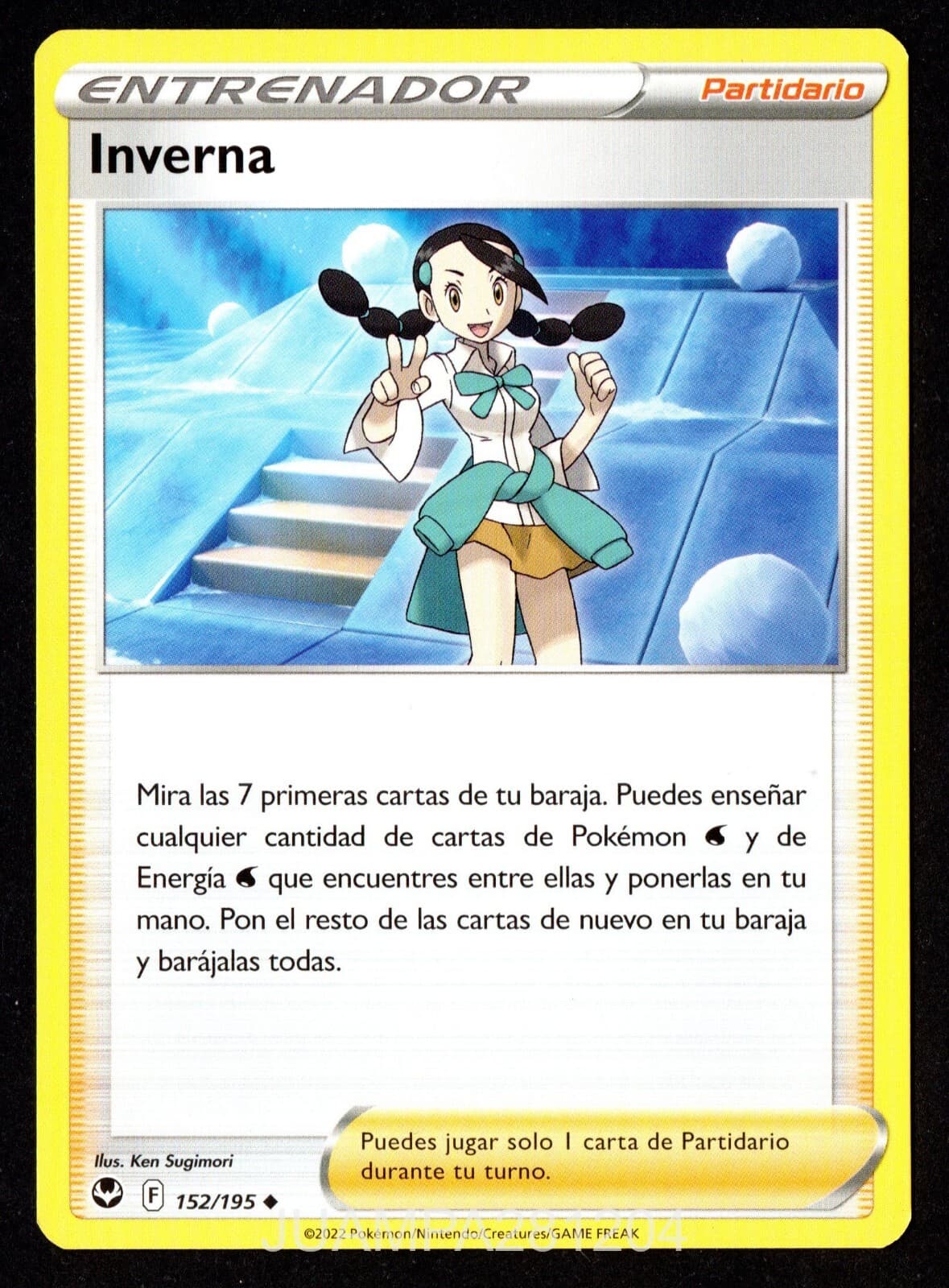 INVERNA 152/195 TEMPESTAD PLATEADA CROMO POKEMON SILVER TEMPEST 2022 TCG