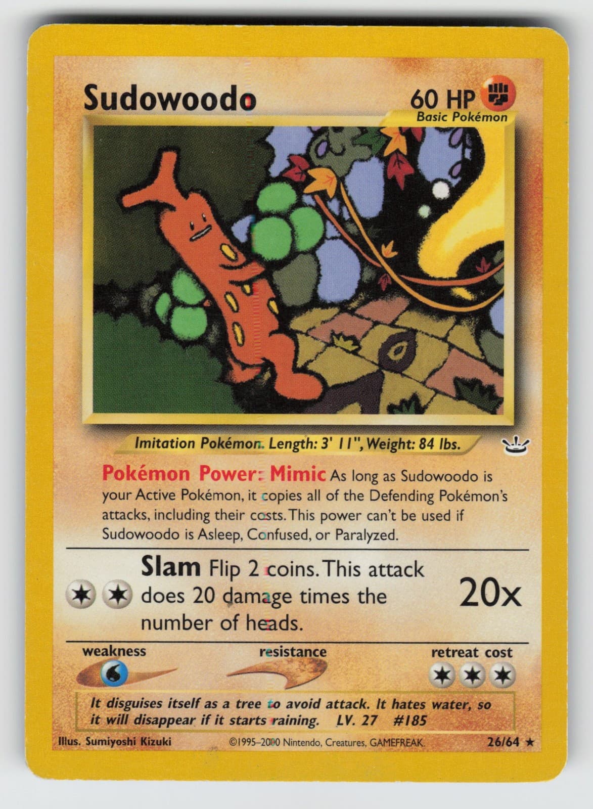 Sudowoodo 26/64 - Neo Revelation Unlimited - Pokemon TCG - LP