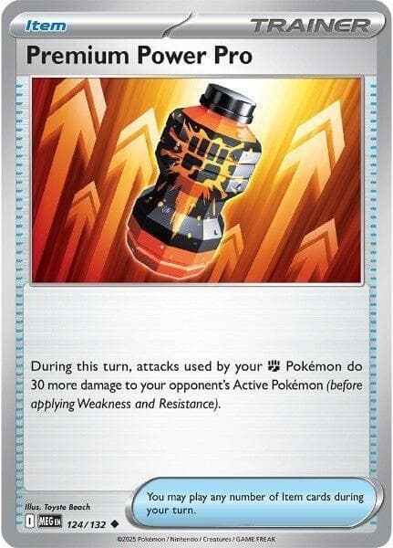 Premium Power Pro 124/132 ME01: Mega Evolution Pokémon TCG
