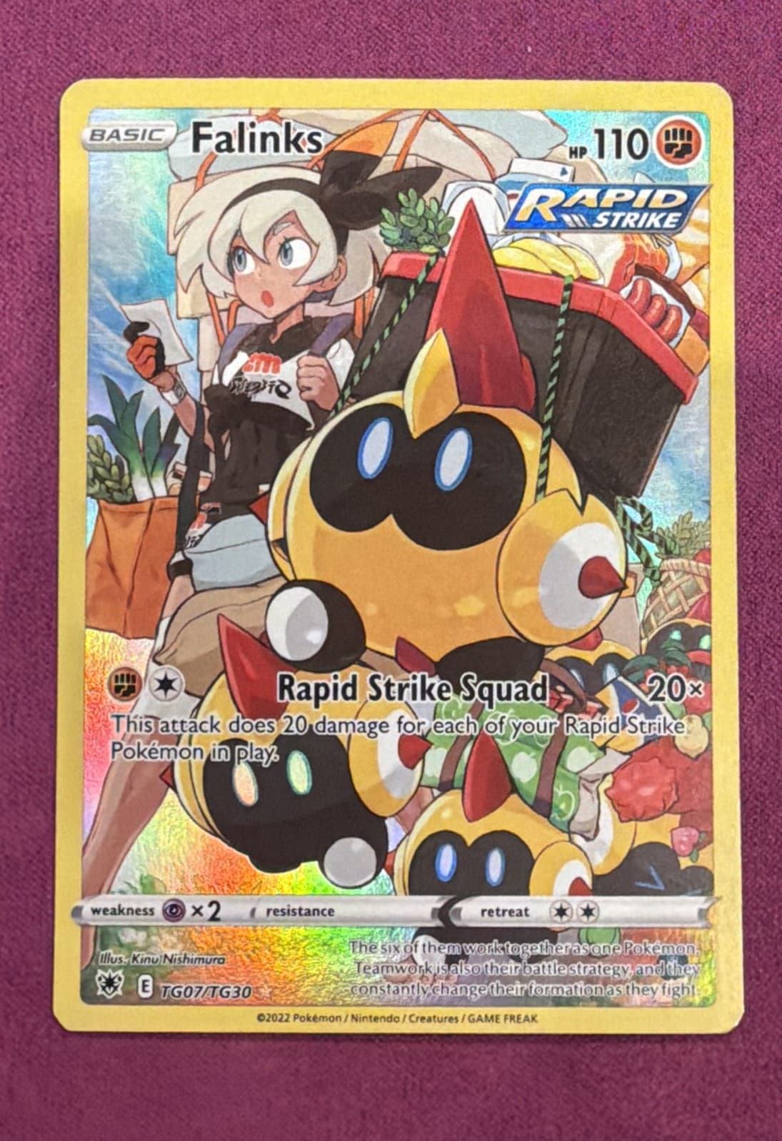 Falinks TG07/TG30 Astral Radiance Trainer Gallery Holo LP